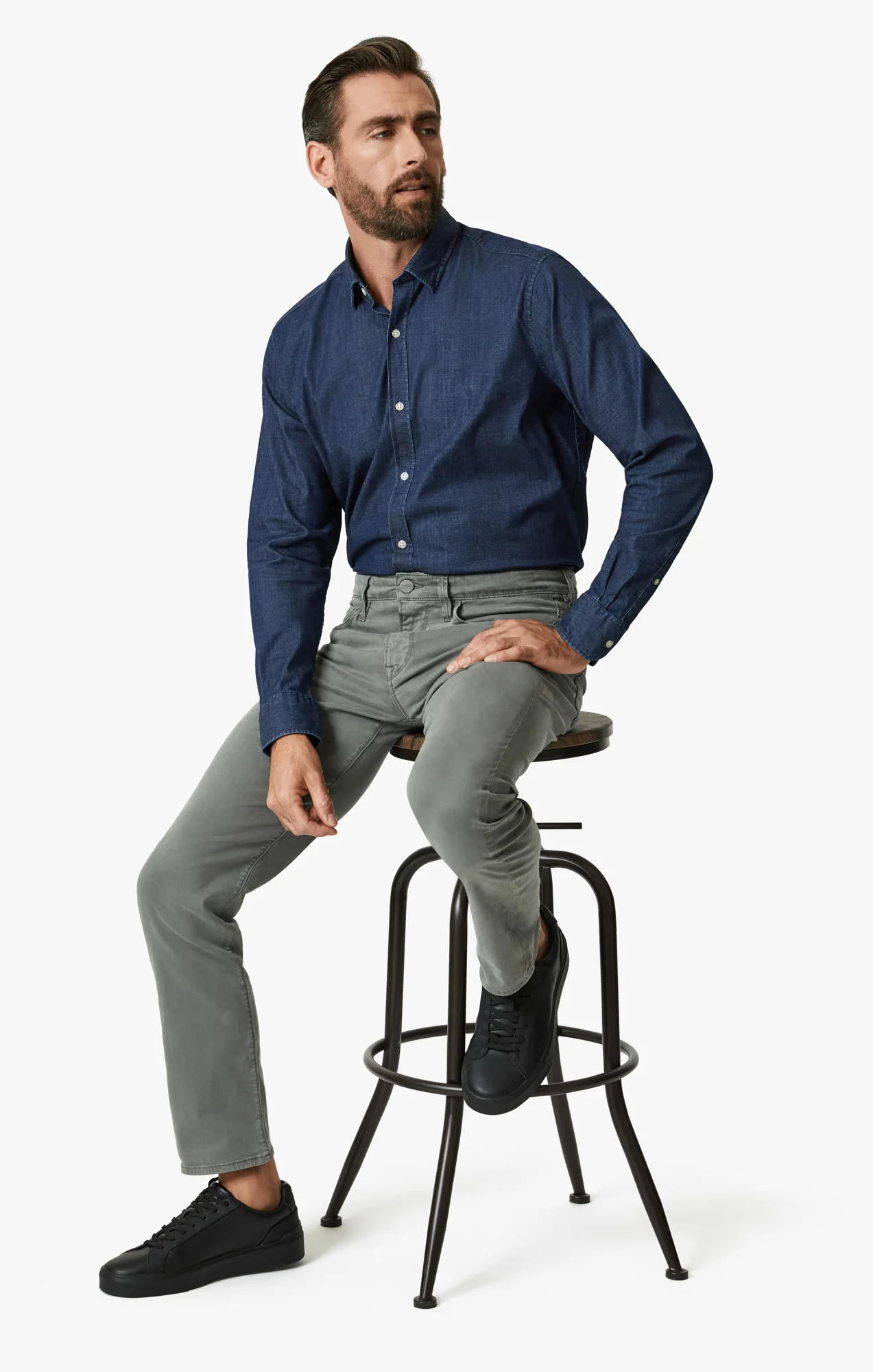 Cool Tapered Leg Pants In Sedona Sage Twill - Image 6