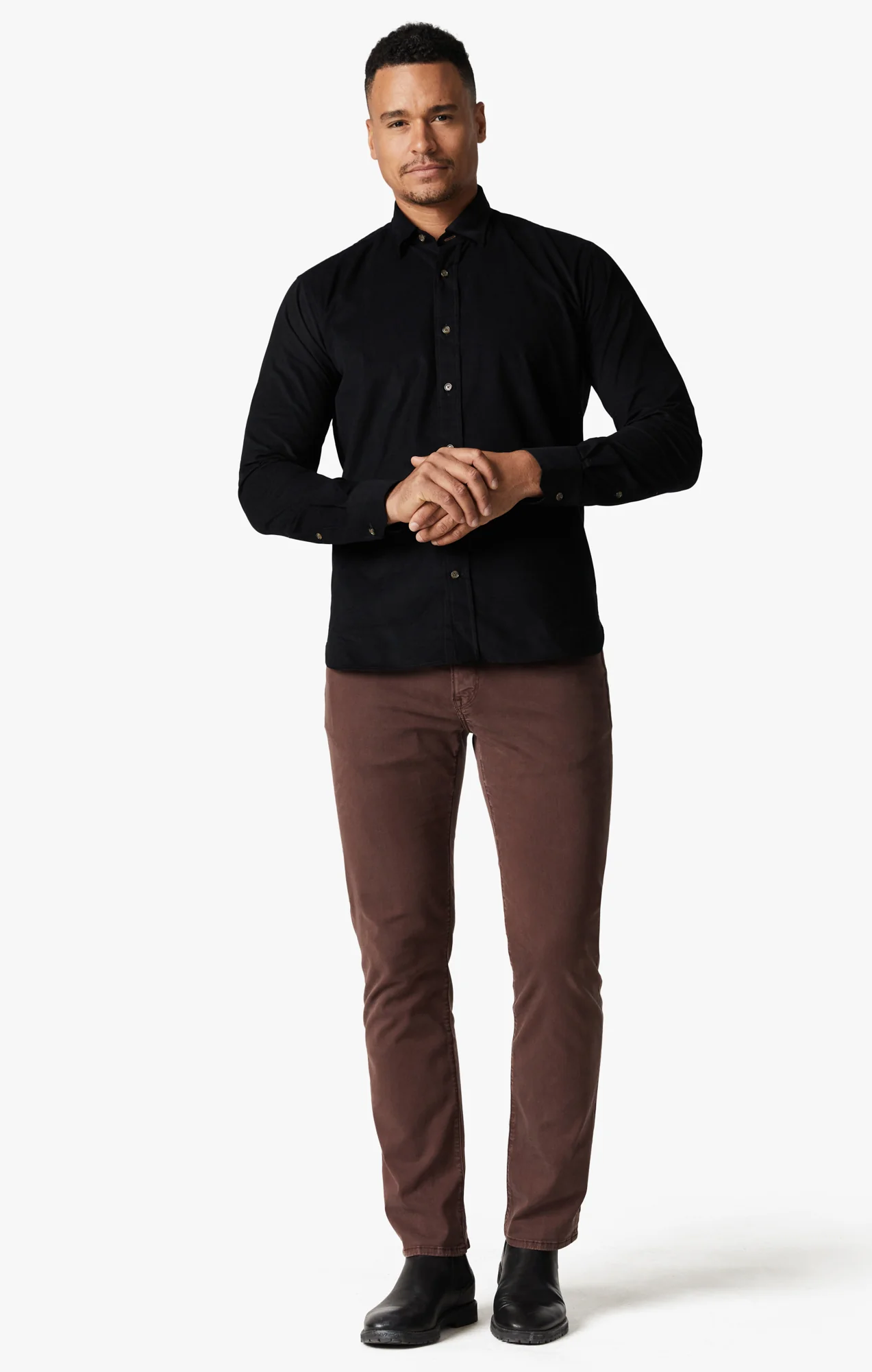 Corduroy Shirt In Total Eclipse - Image 4
