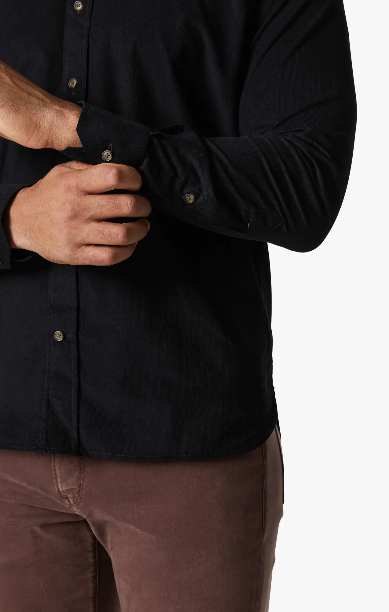 Corduroy Shirt In Total Eclipse - Image 7