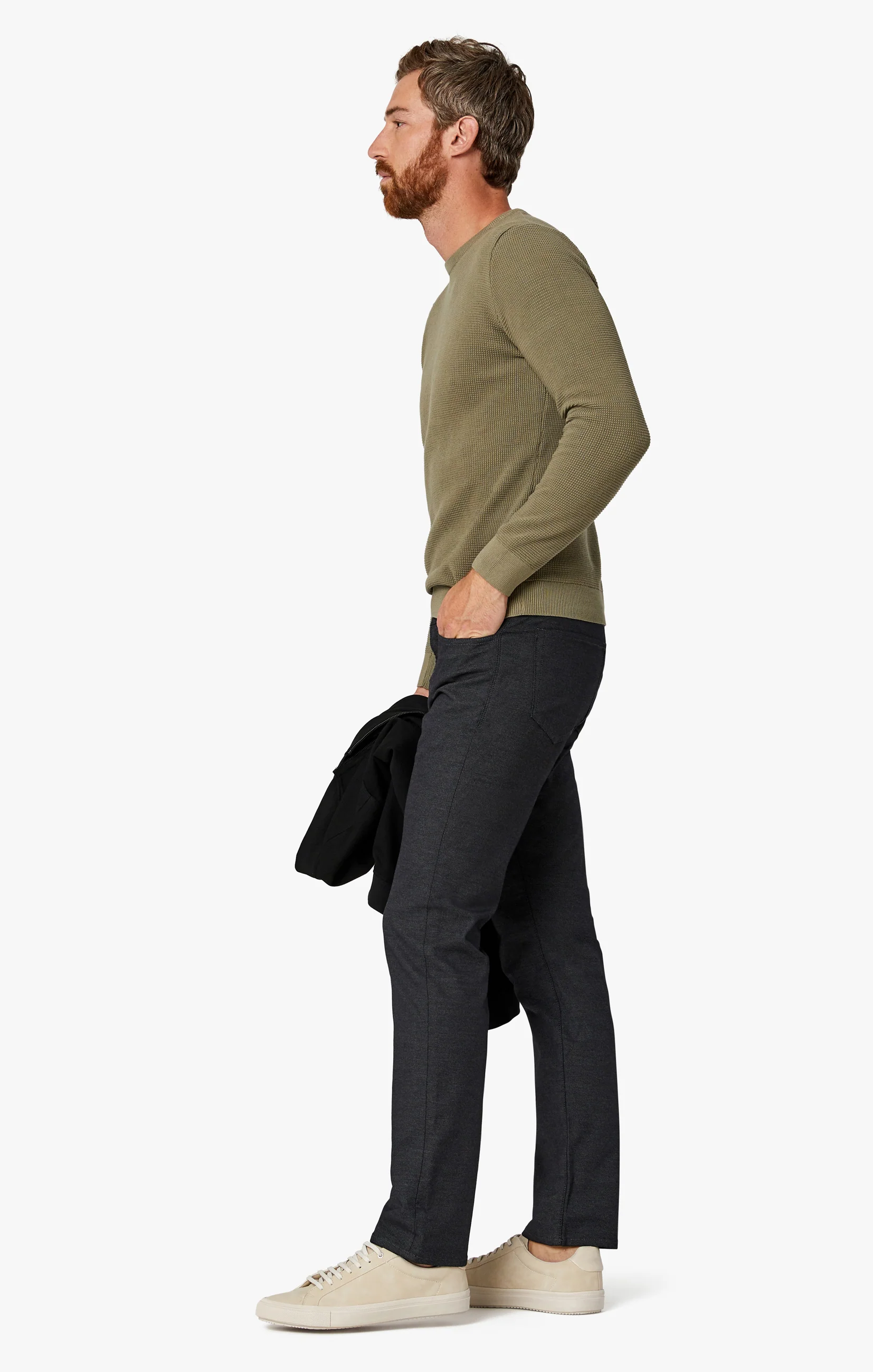 Courage Straight Leg Pants in Black Coolmax - Image 5