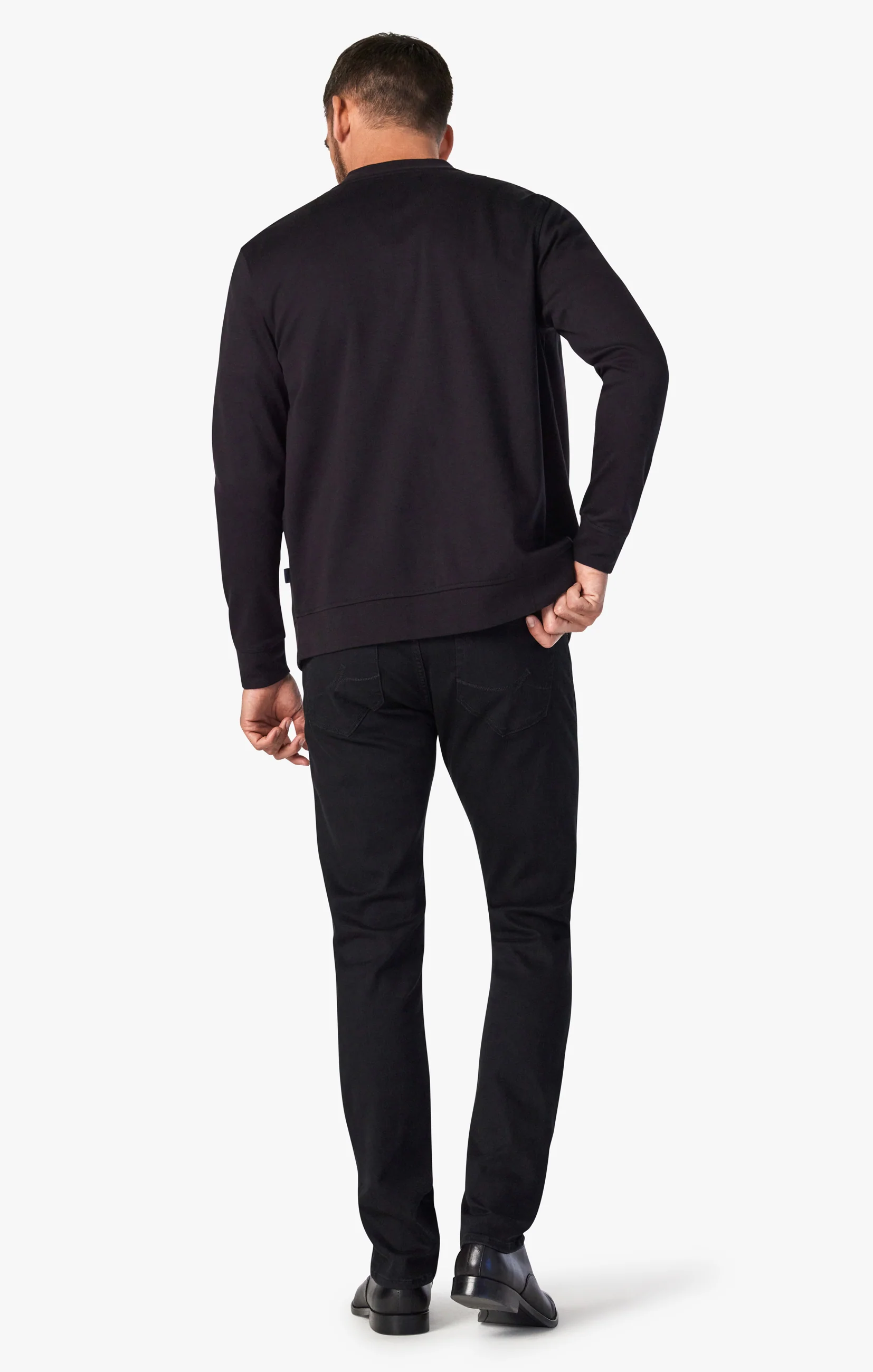 Courage Straight Leg Jeans In Black Urban - Image 3