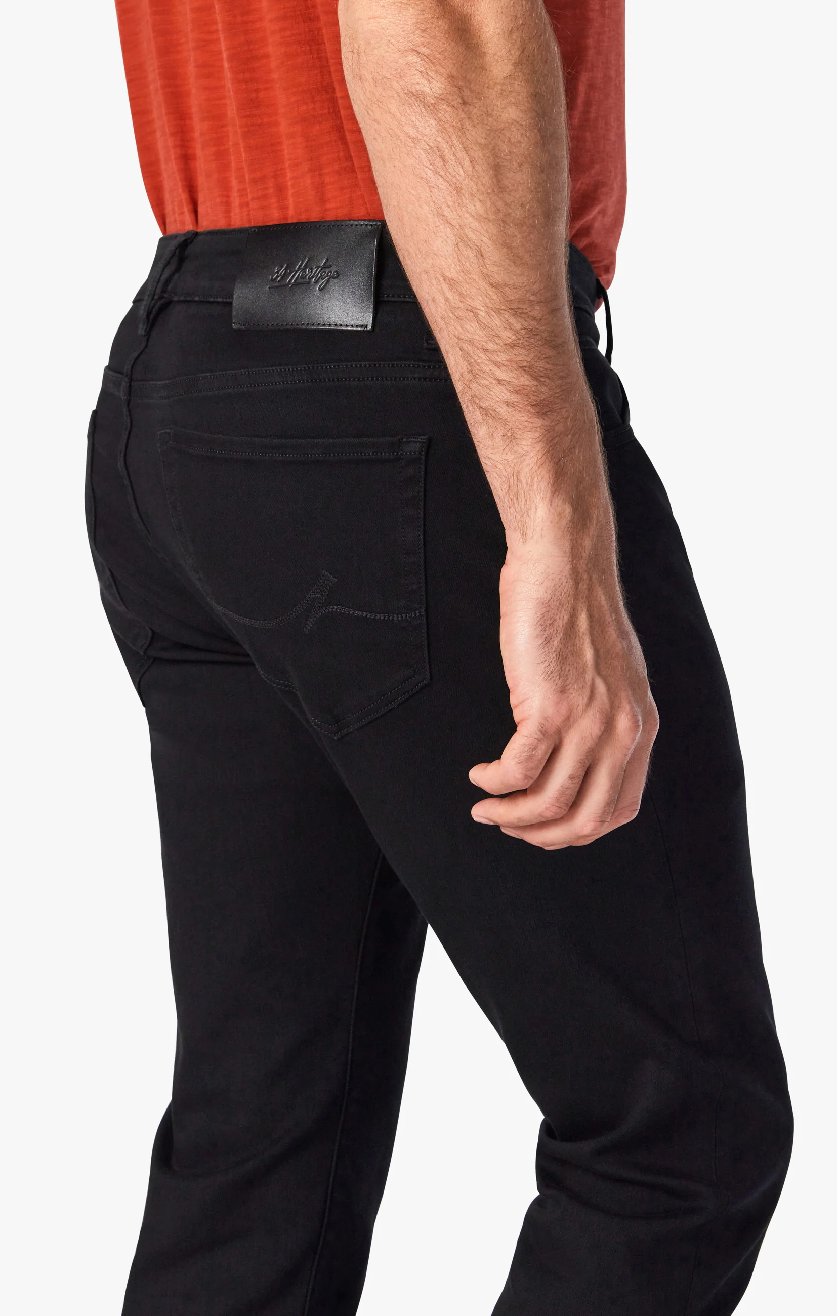 Courage Straight Leg Jeans In Black Urban - Image 5