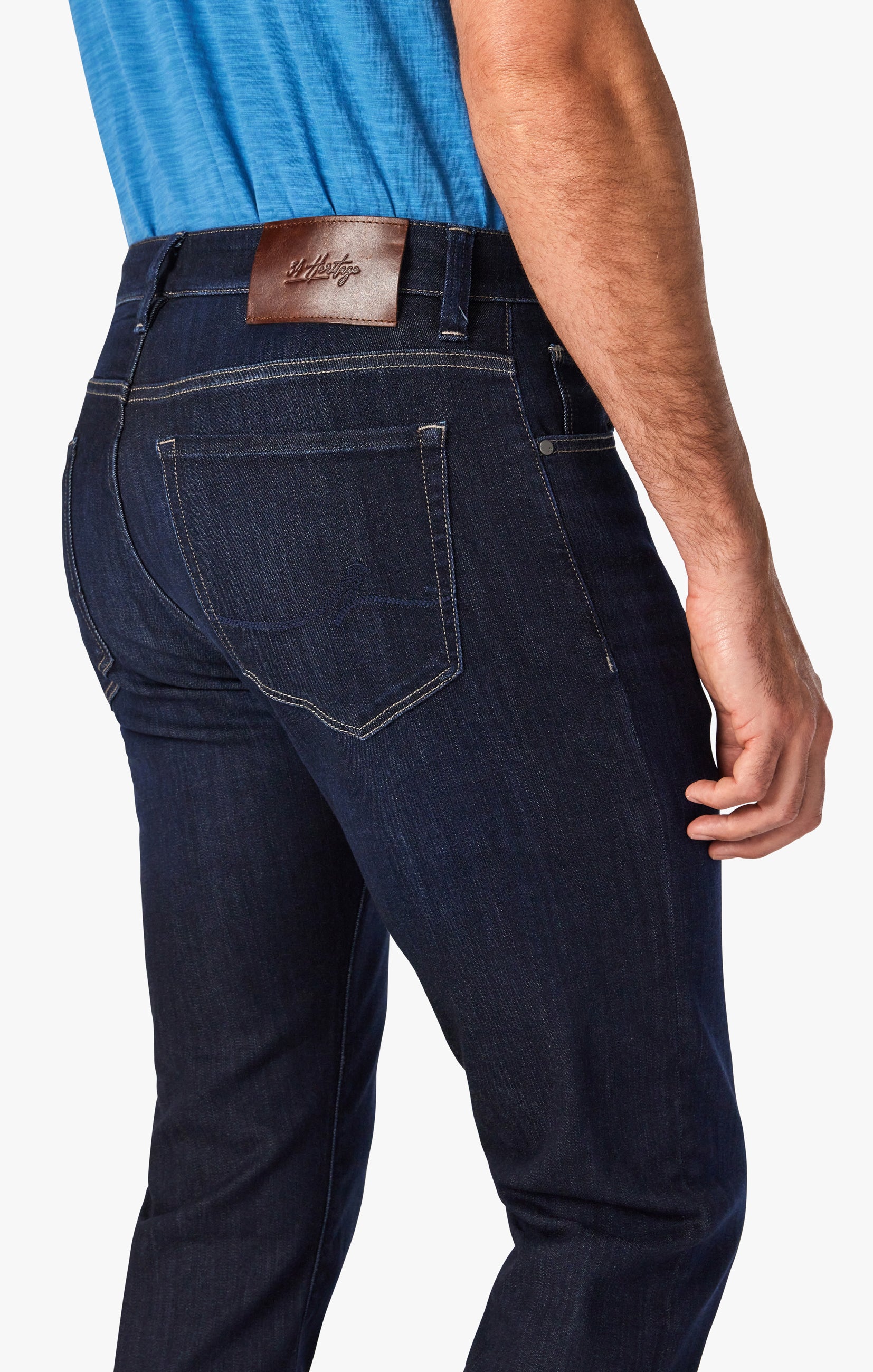 Courage Straight Leg Jeans In Deep Refined - Image 5