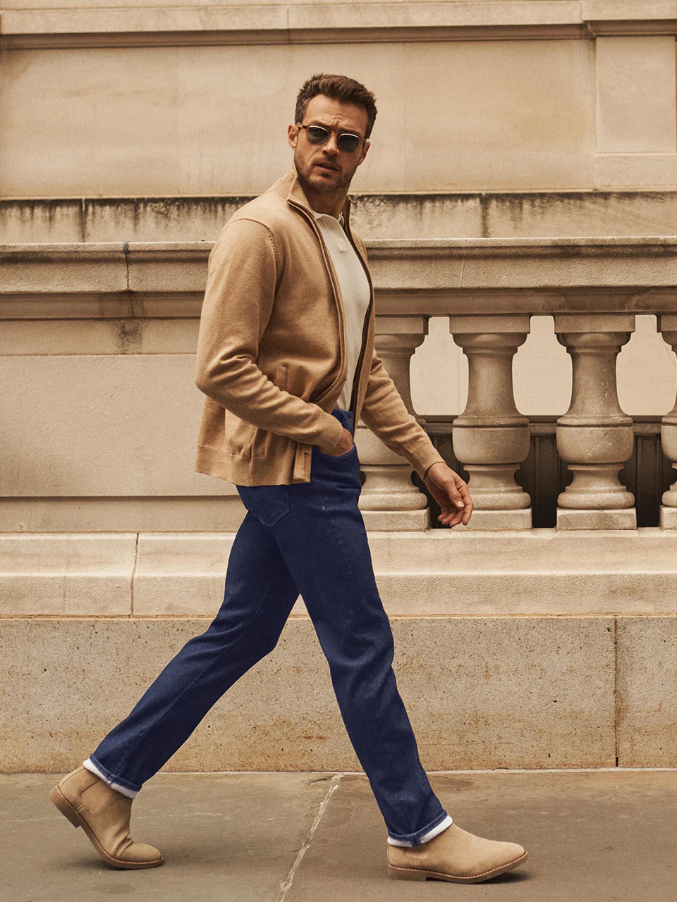 Courage Straight Leg Jeans In Deep Structure - Image 10