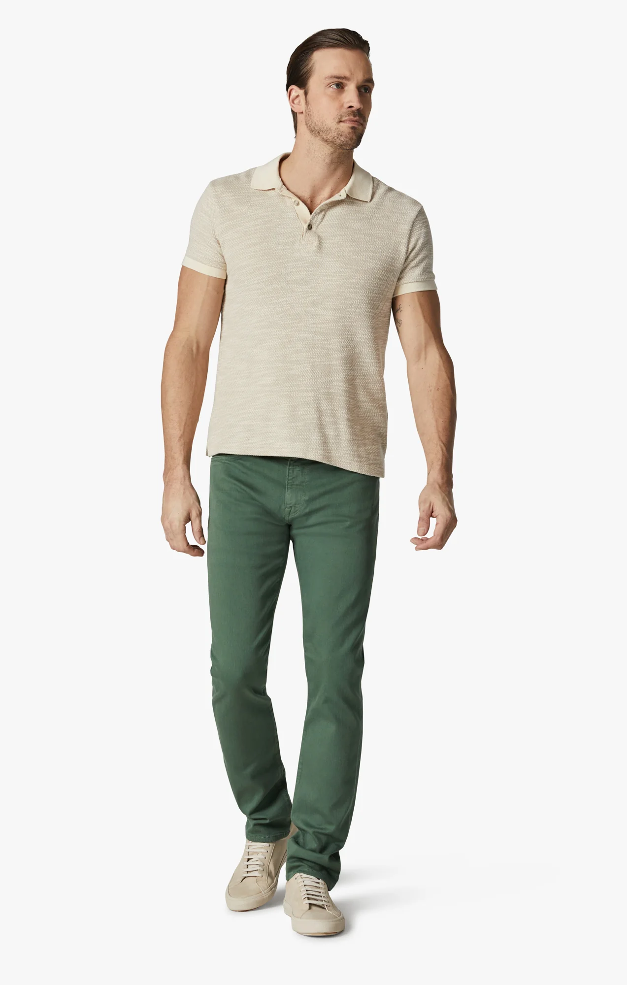 Courage Straight Leg Pants In Green Comfort