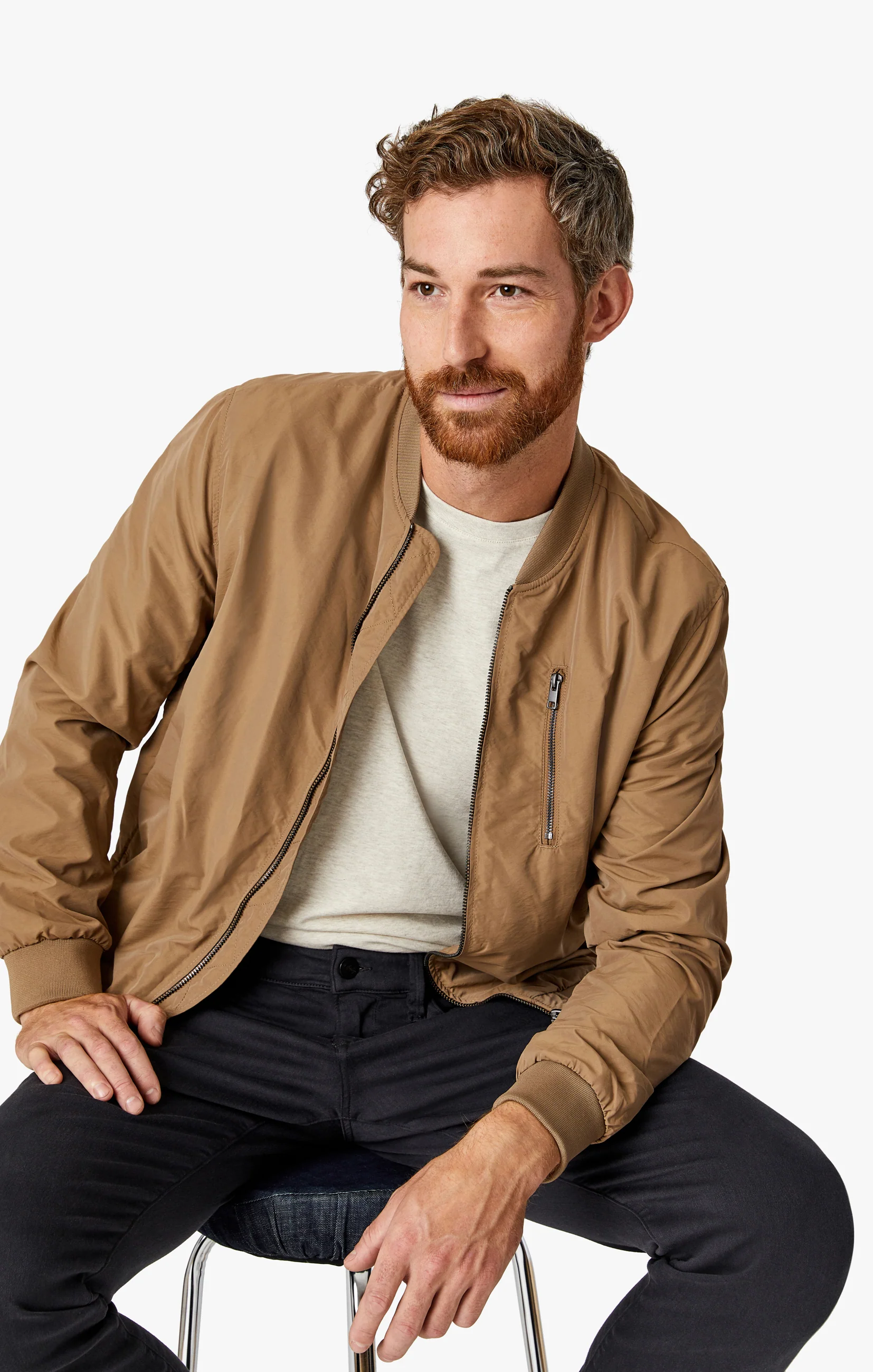 Courage Straight Leg Pants In Iron Comfort - Image 7