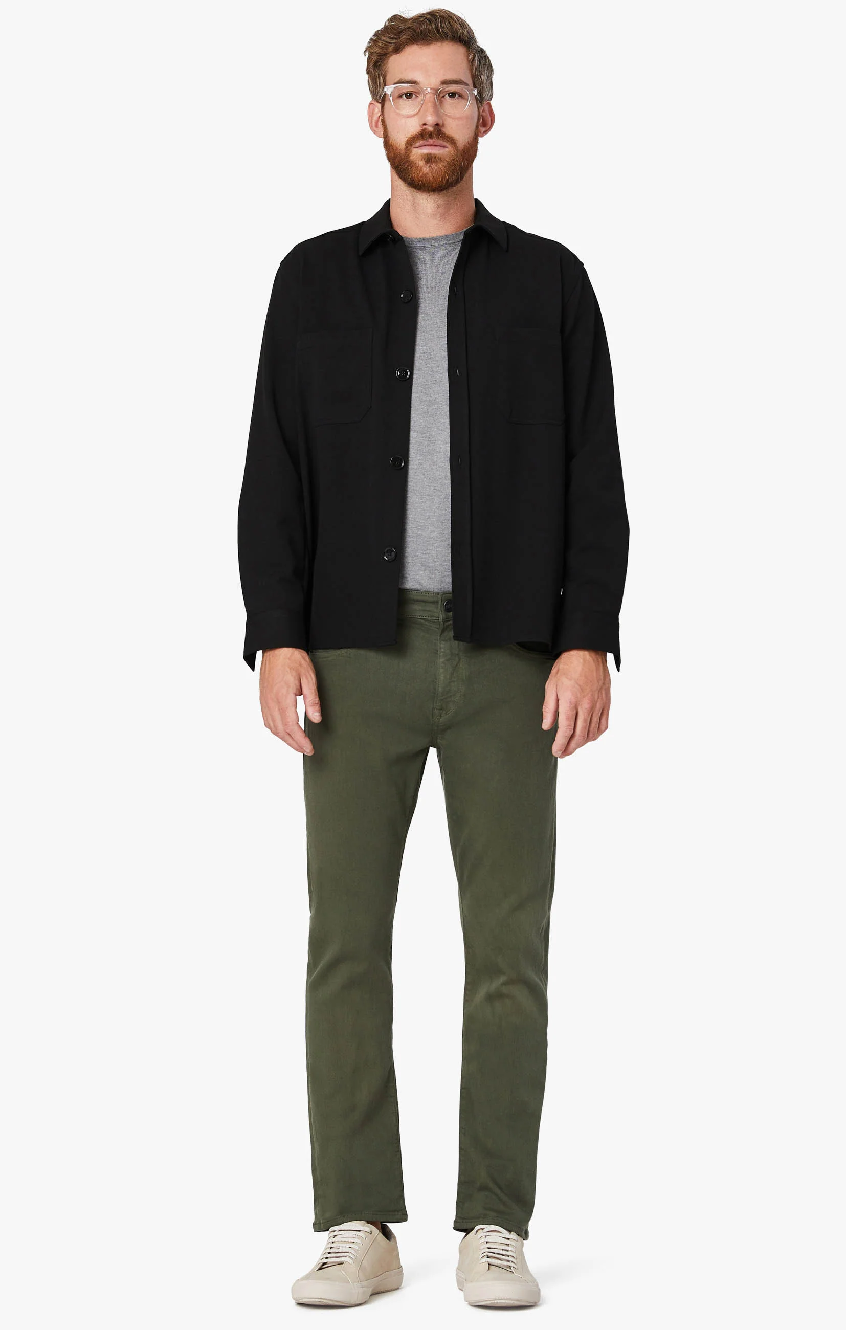Courage Straight Leg Pants In Military Green Comfort - Image 2