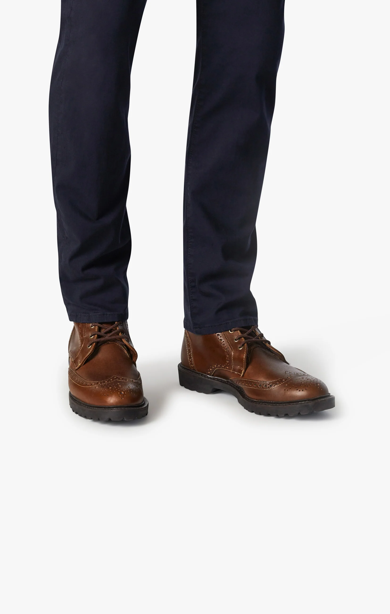 Courage Straight Leg Pants in Navy Twill - Image 5