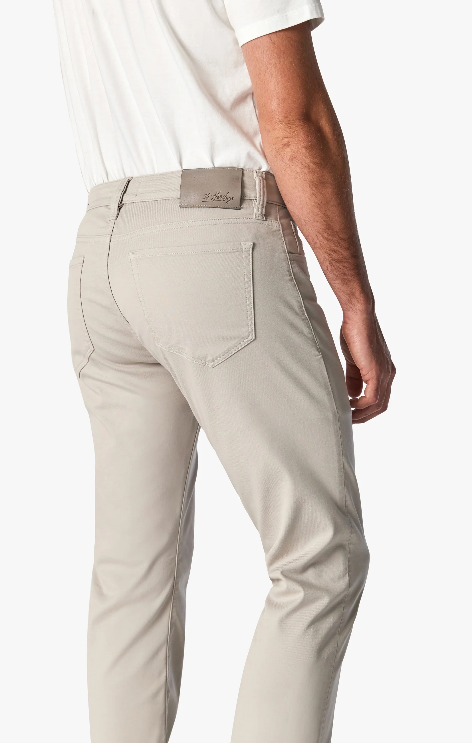 Courage Straight Leg Pants In Oyster Summer Coolmax - Image 3