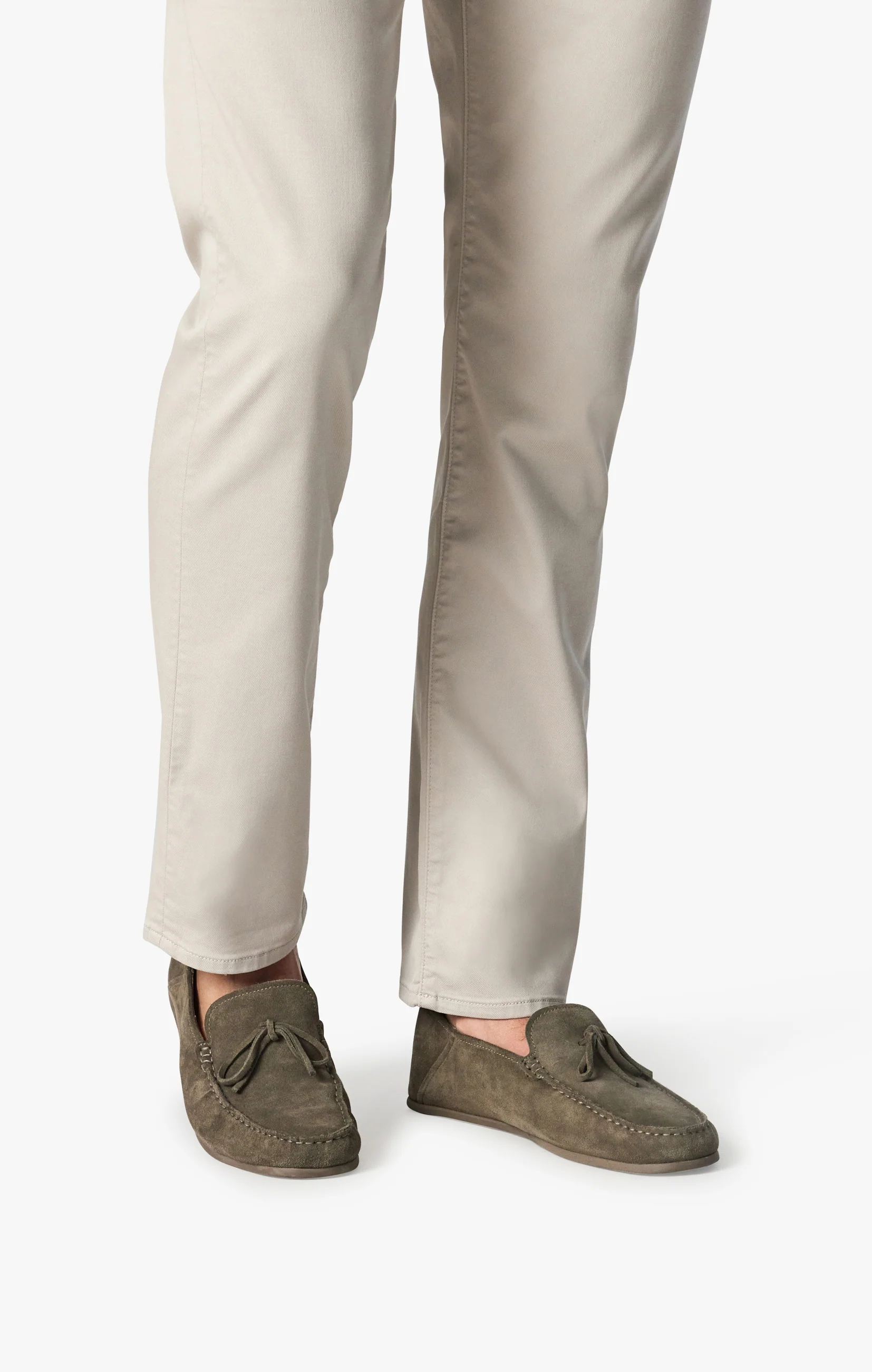 Courage Straight Leg Pants In Oyster Summer Coolmax - Image 5