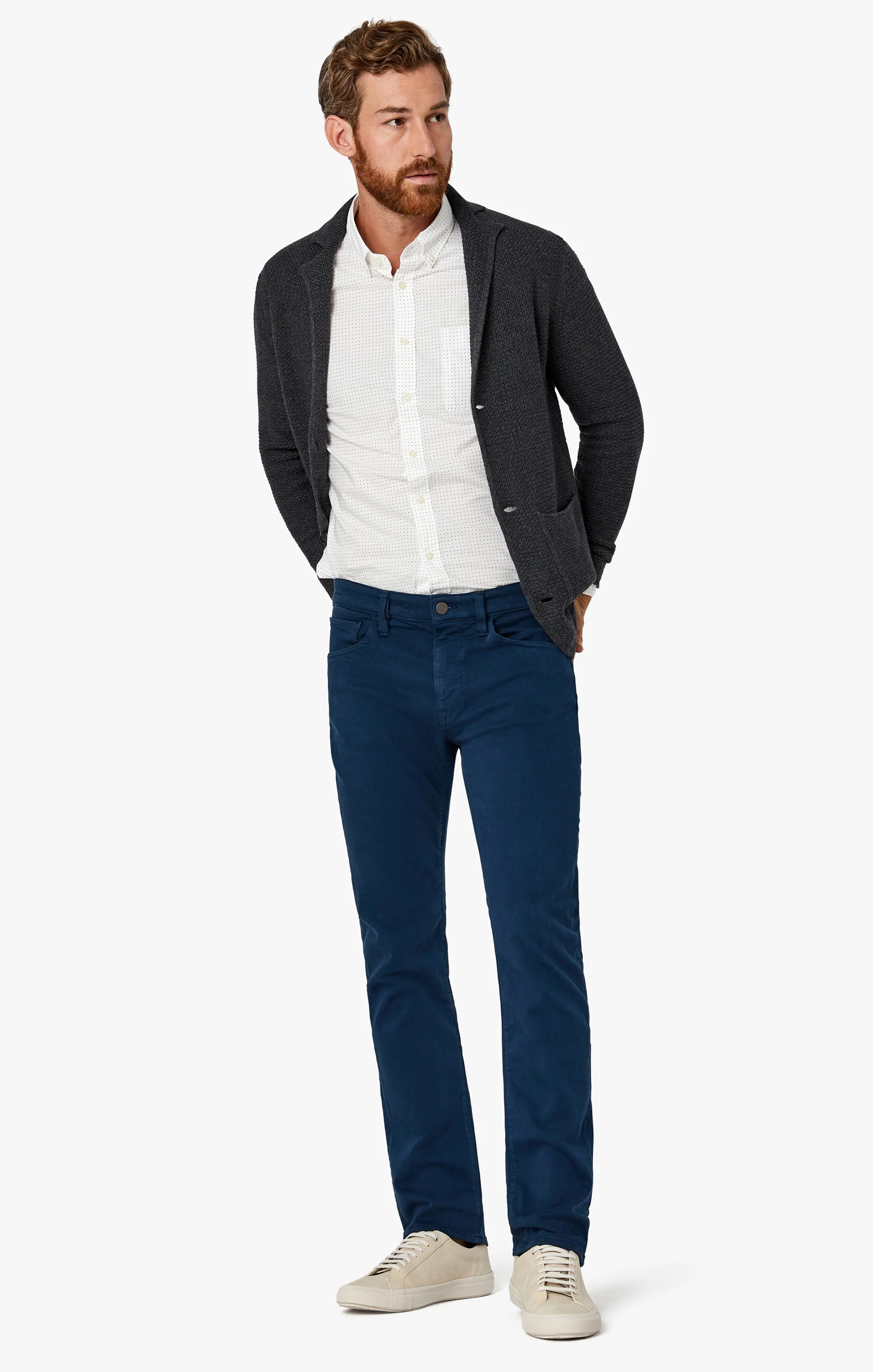 Courage Straight Leg Pants In Petrol Comfort - Image 2