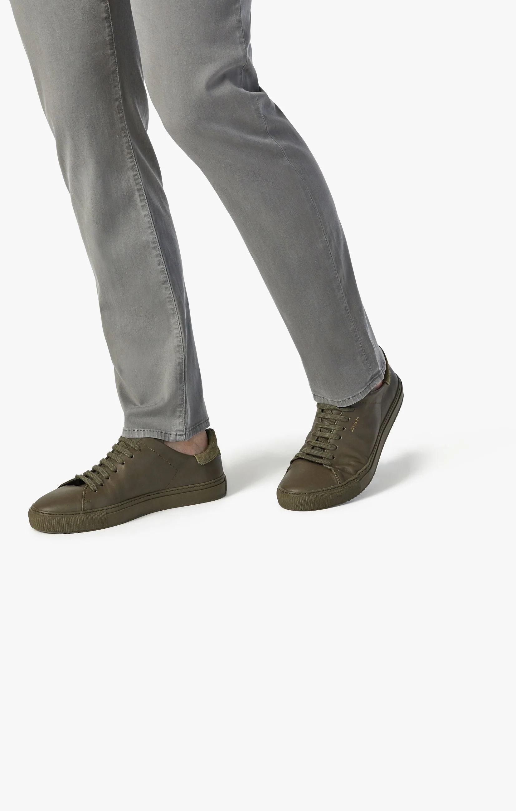 Courage Straight Leg Pants In Pewter Twill - Image 6