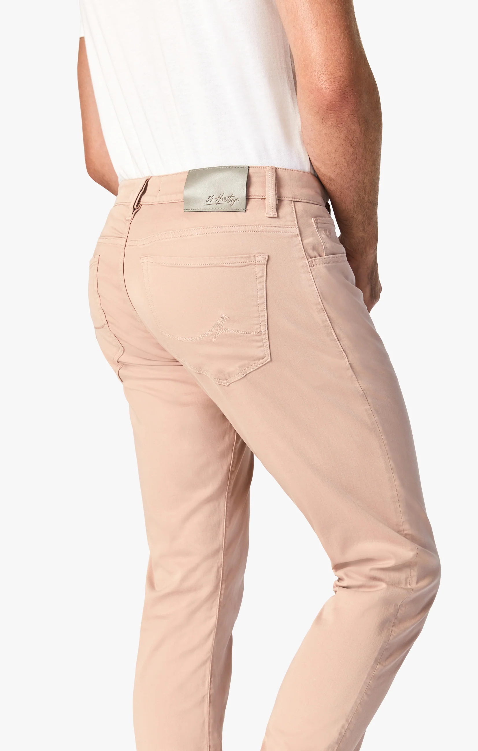 Courage Straight Leg Pants In Rose Twill - Image 5