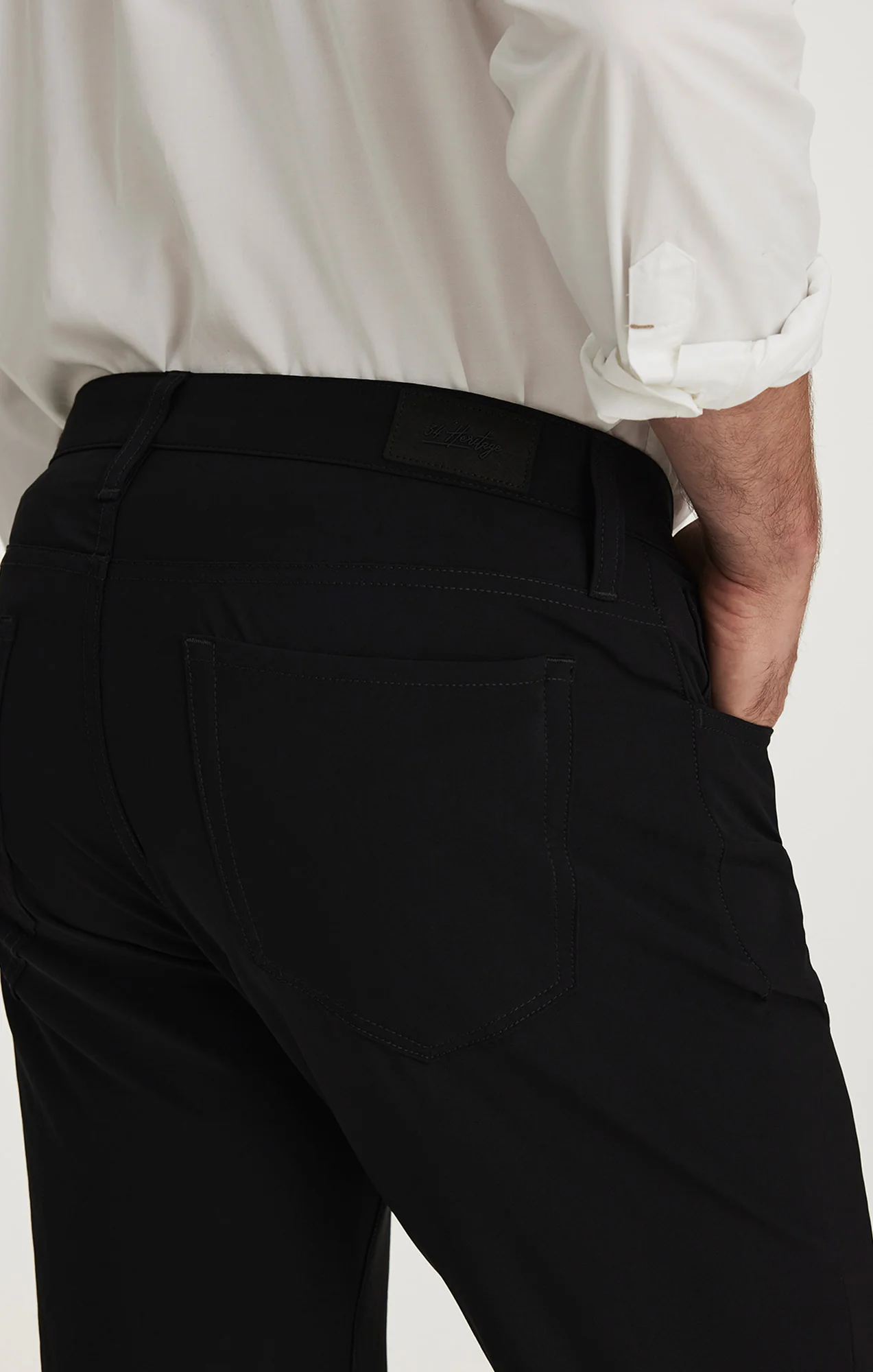 Courage Straight Commuter Pants in Black Luxe - Image 5