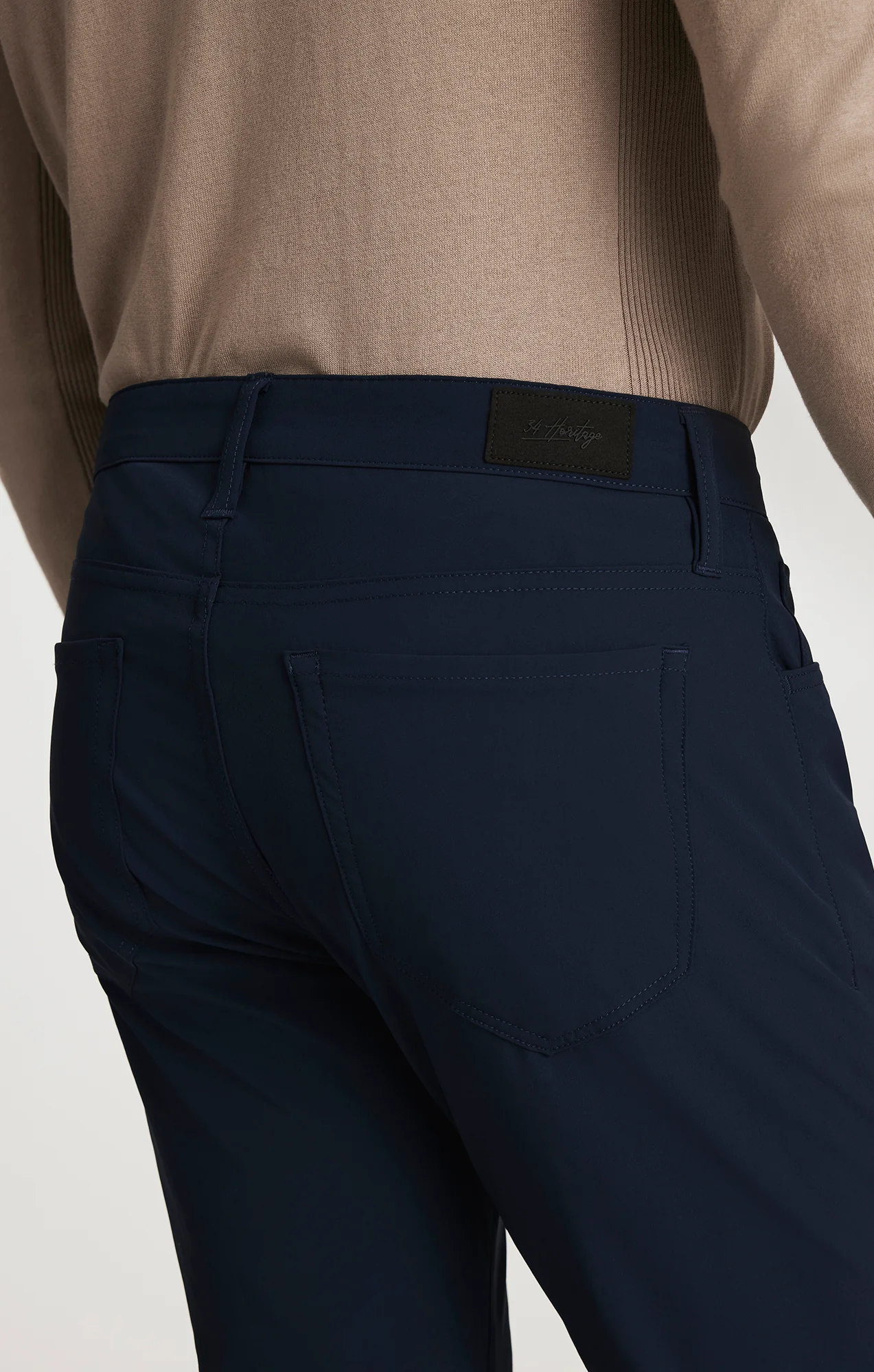 Courage Straight Commuter Pants in Navy Luxe - Image 4