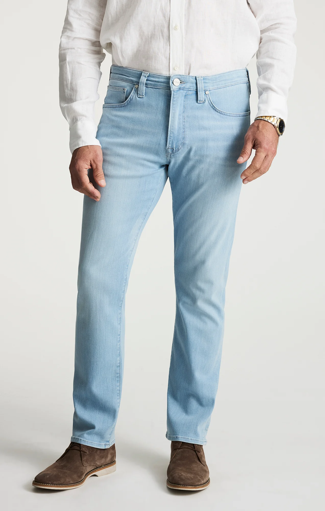 Courage Straight Leg Jeans In Bleached Urban - Image 2