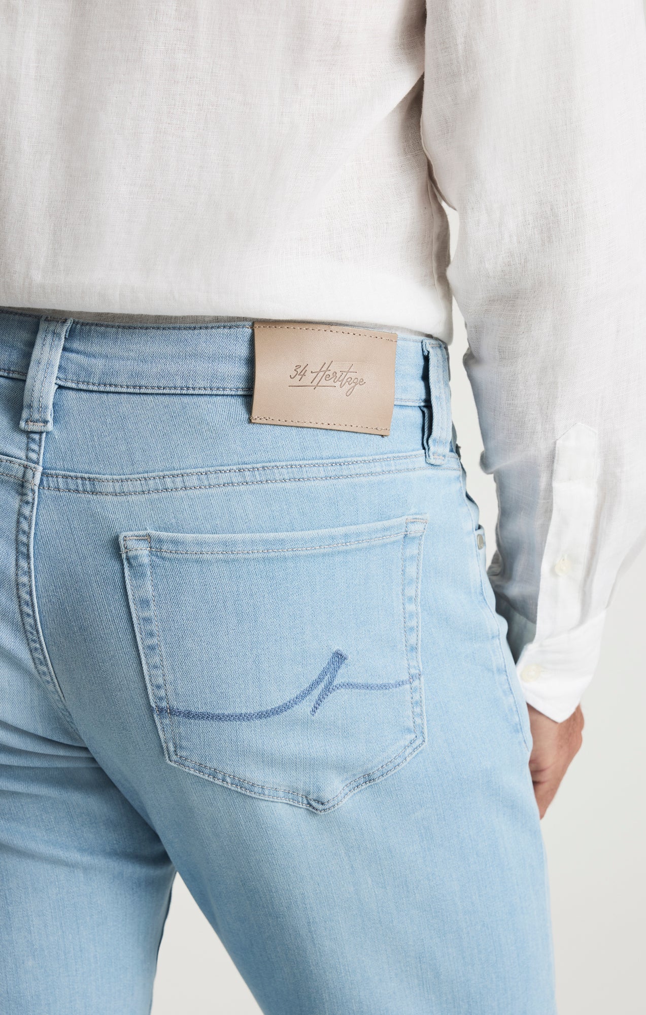 Courage Straight Leg Jeans In Bleached Urban - Image 4