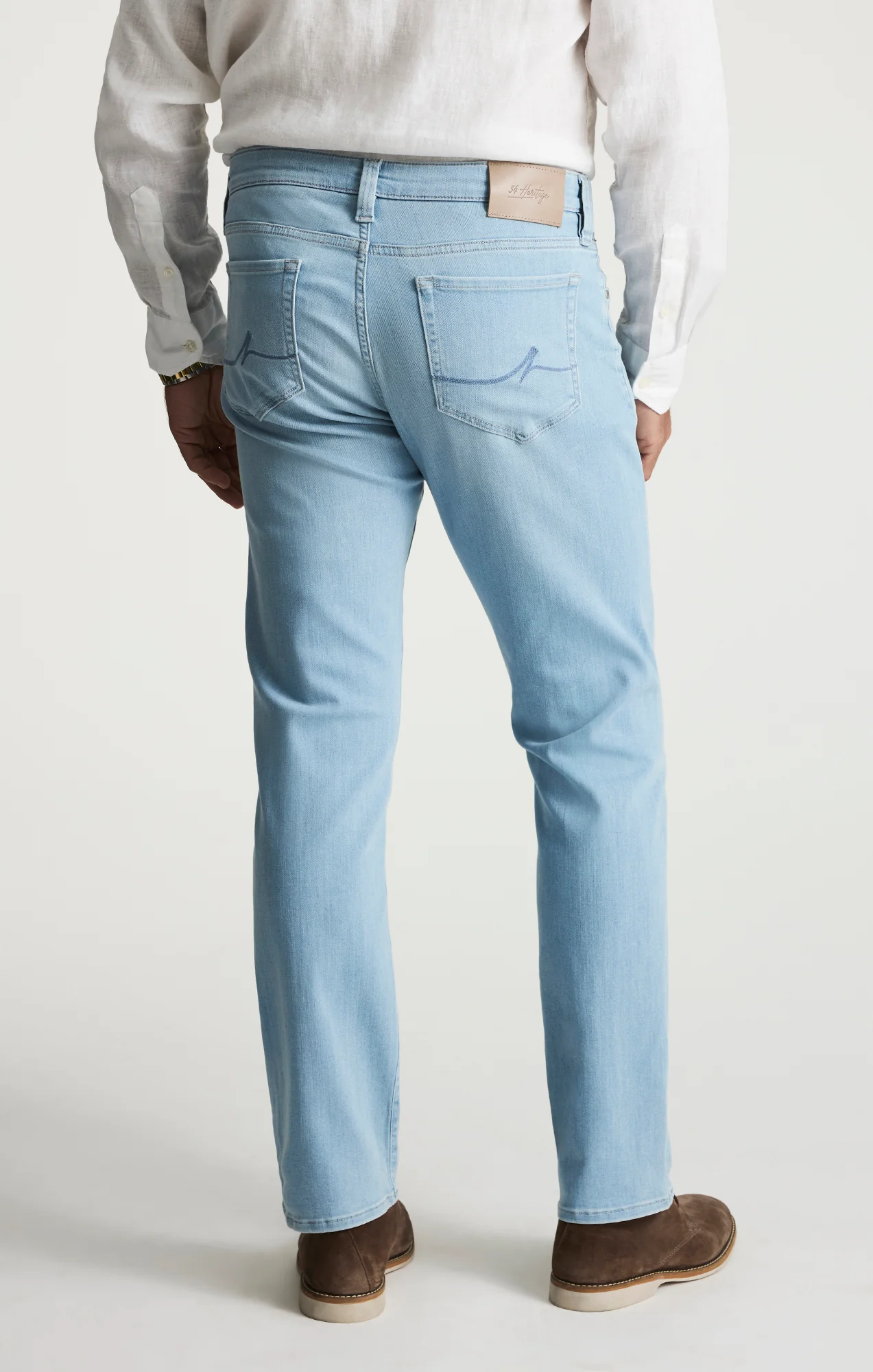 Courage Straight Leg Jeans In Bleached Urban - Image 5