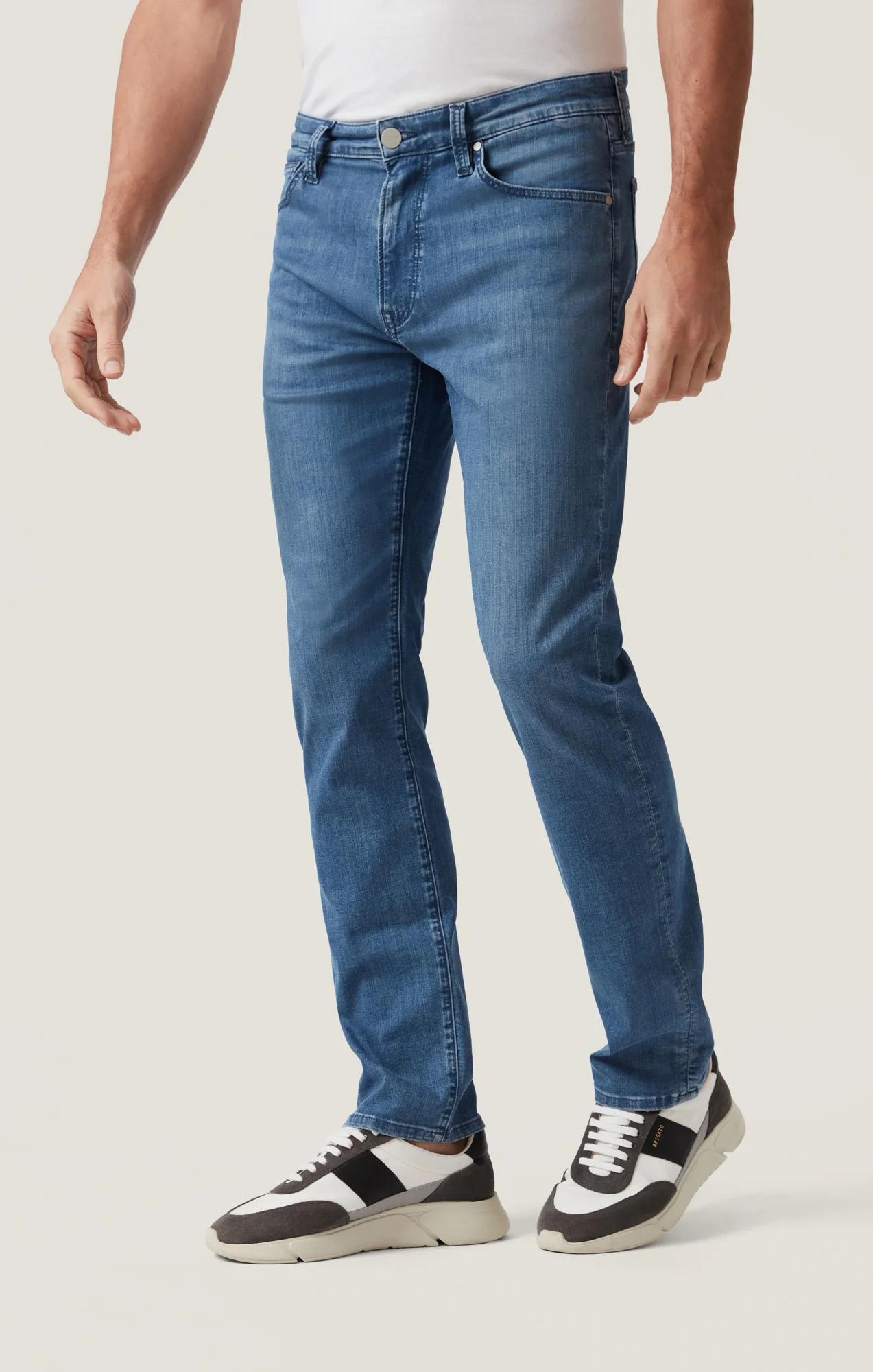 Courage Straight Leg Jeans in Dark Blue Kona - Image 3