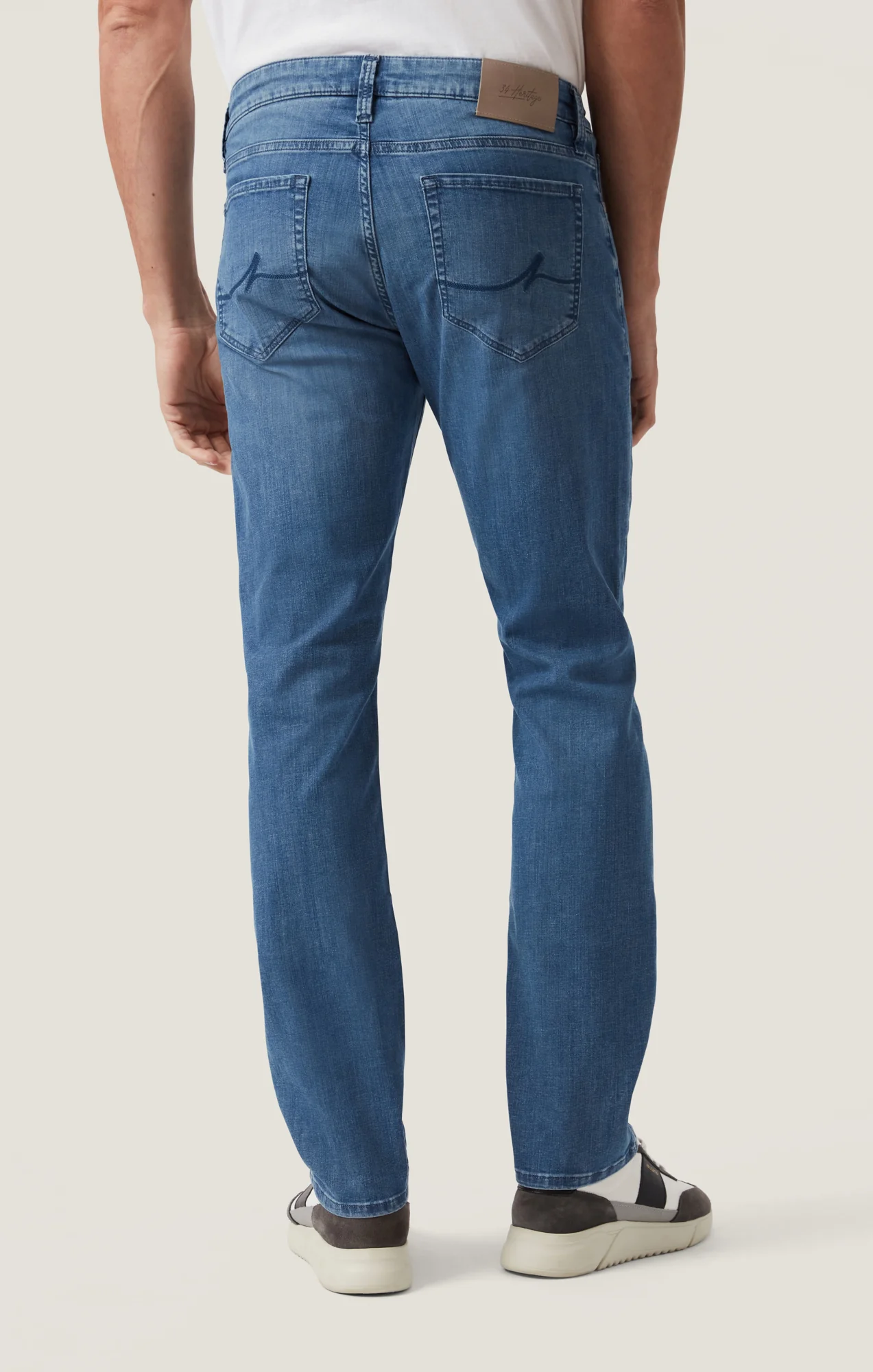 Courage Straight Leg Jeans in Dark Blue Kona - Image 4