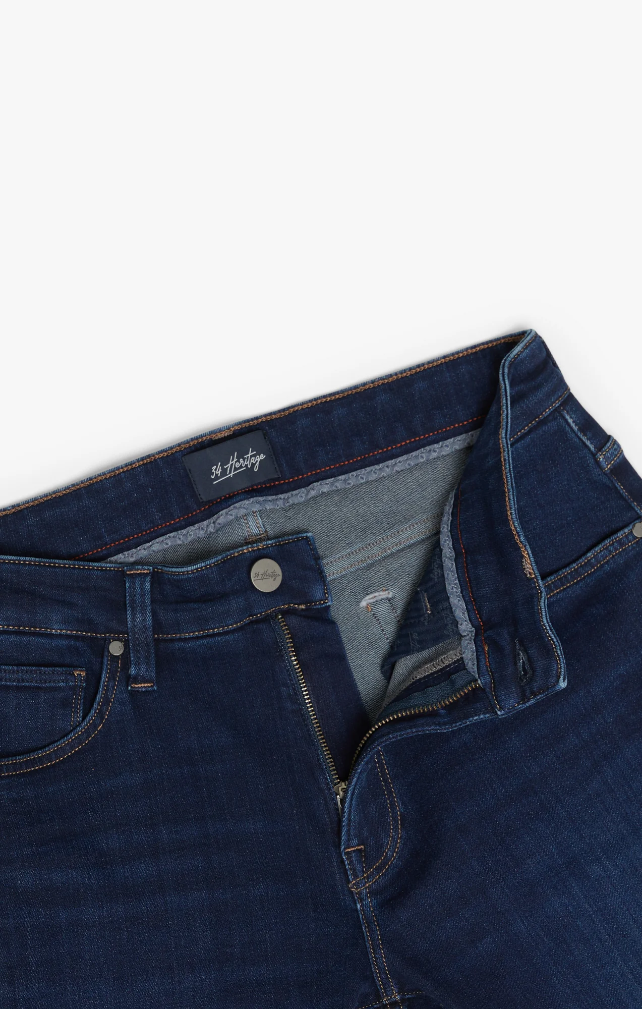 Courage Straight Leg Jeans In Dark Brushed Organic - Image 8