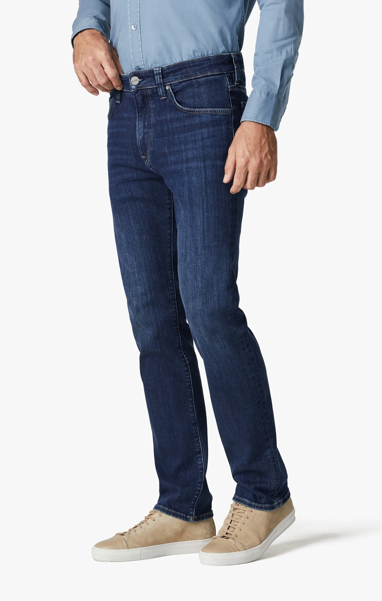 Courage Straight Leg Jeans In Deep Brushed Organic - Image 5