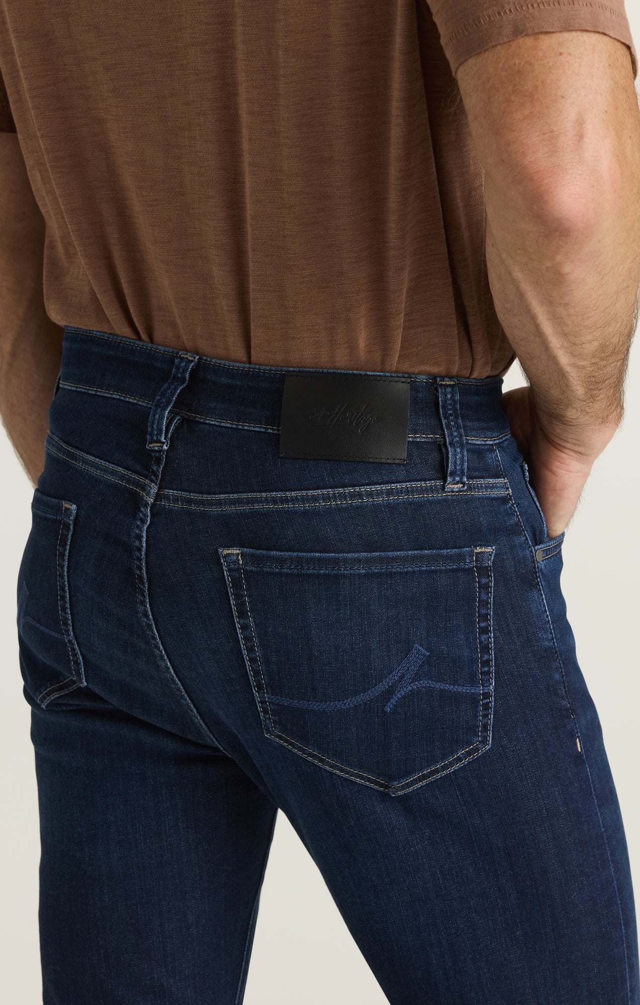 Courage Straight Leg Jeans in Deep Urban - Image 4