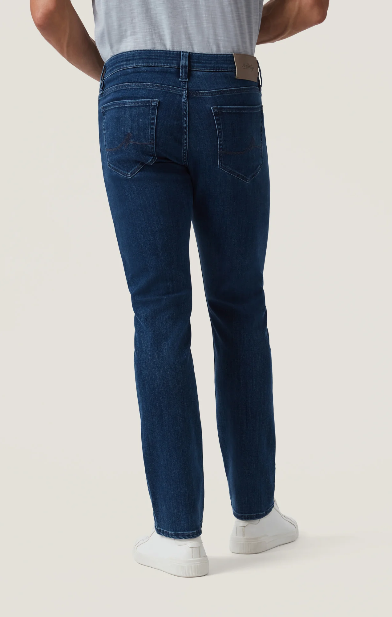 Courage Straight Leg Jeans in Night Blue Urban - Image 4