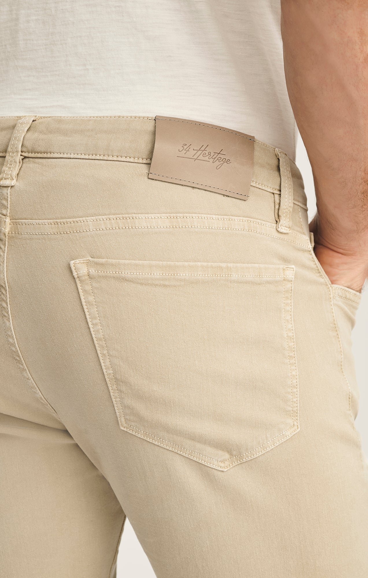 Courage Straight Leg Pants In Sand Colored Urban - Image 5