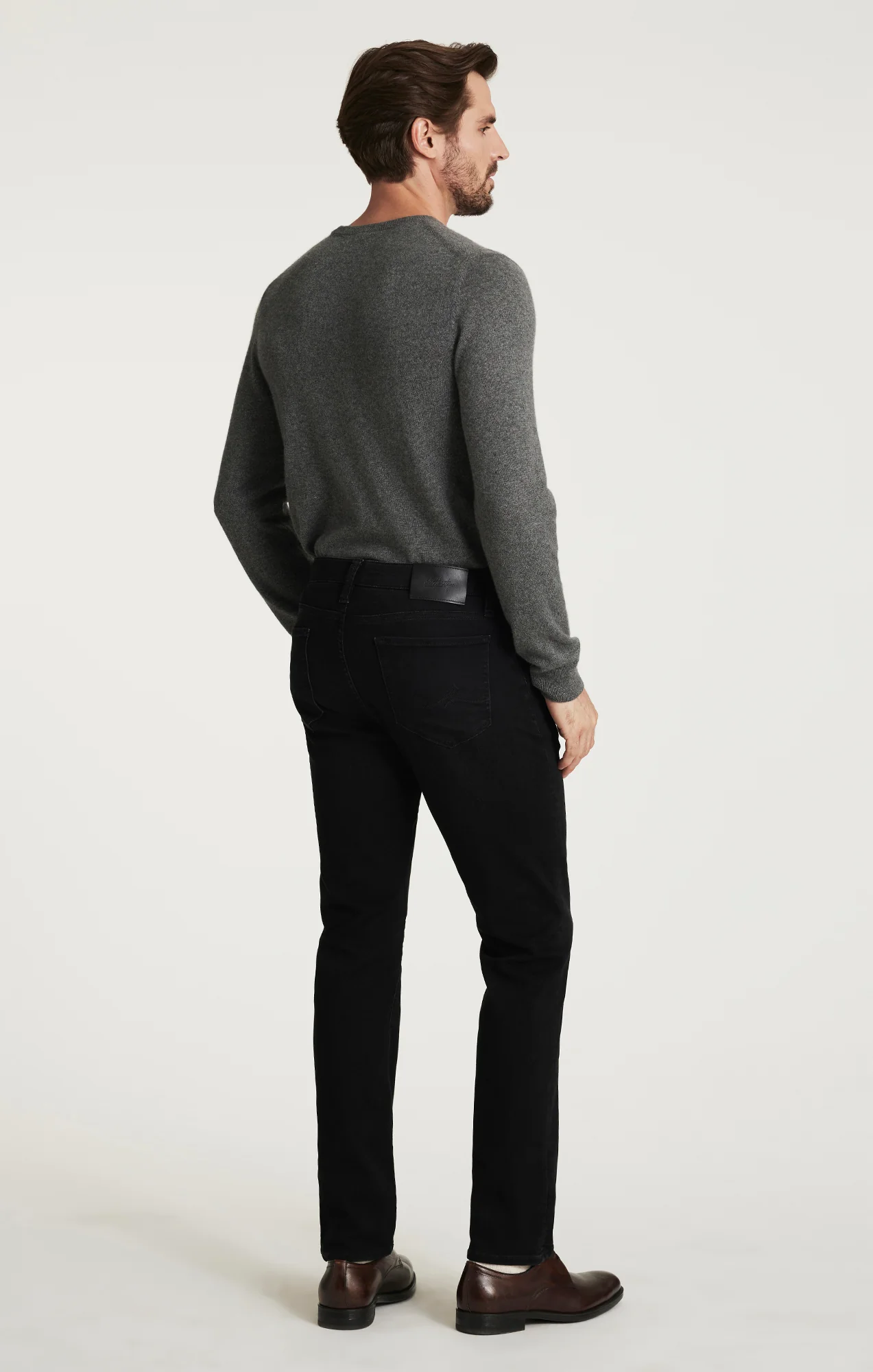 Courage Straight Leg Jeans in Smoke Organic Ultra - Image 3