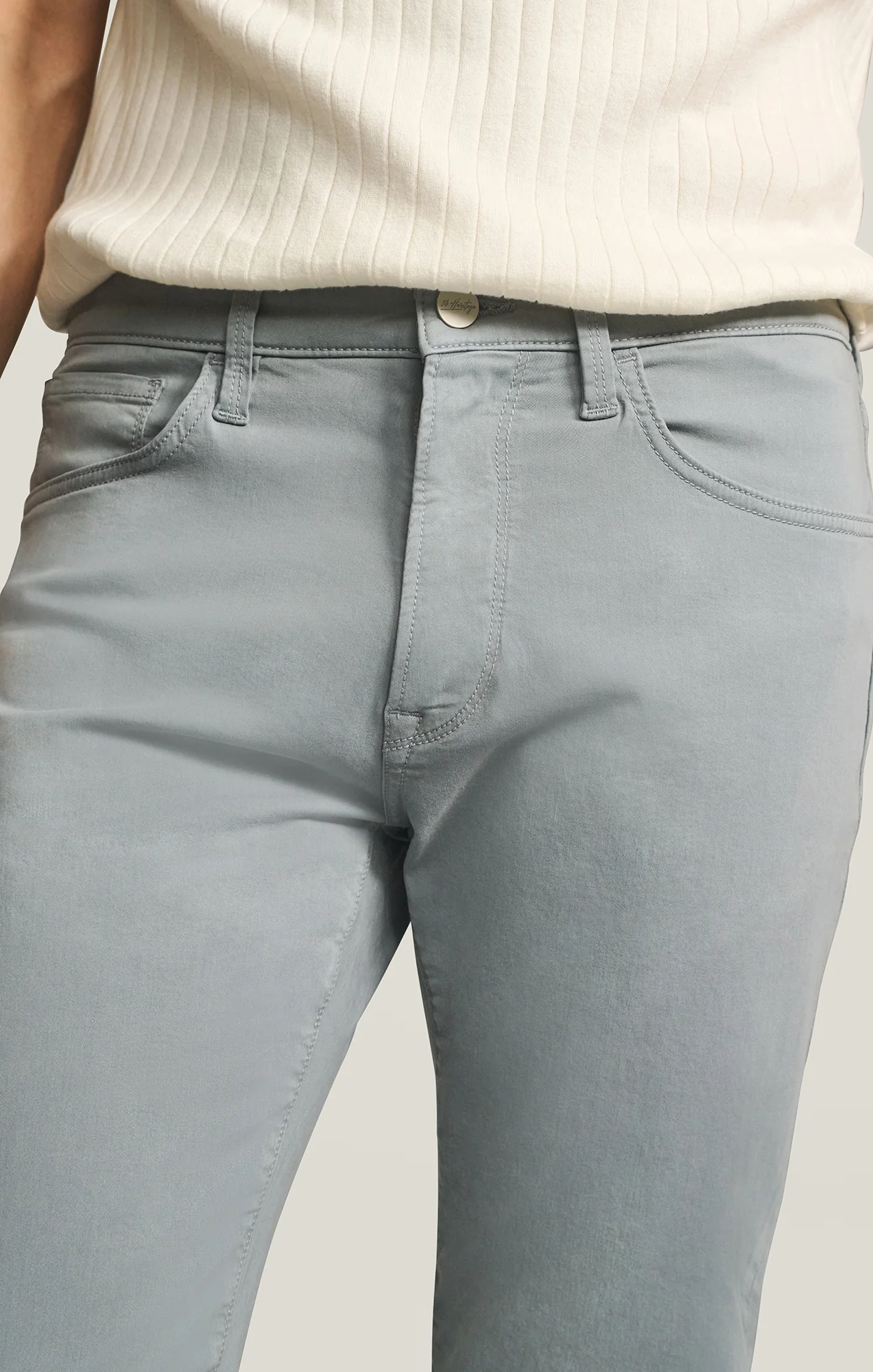 Courage Straight Leg Pants in Alloy Twill - Image 7