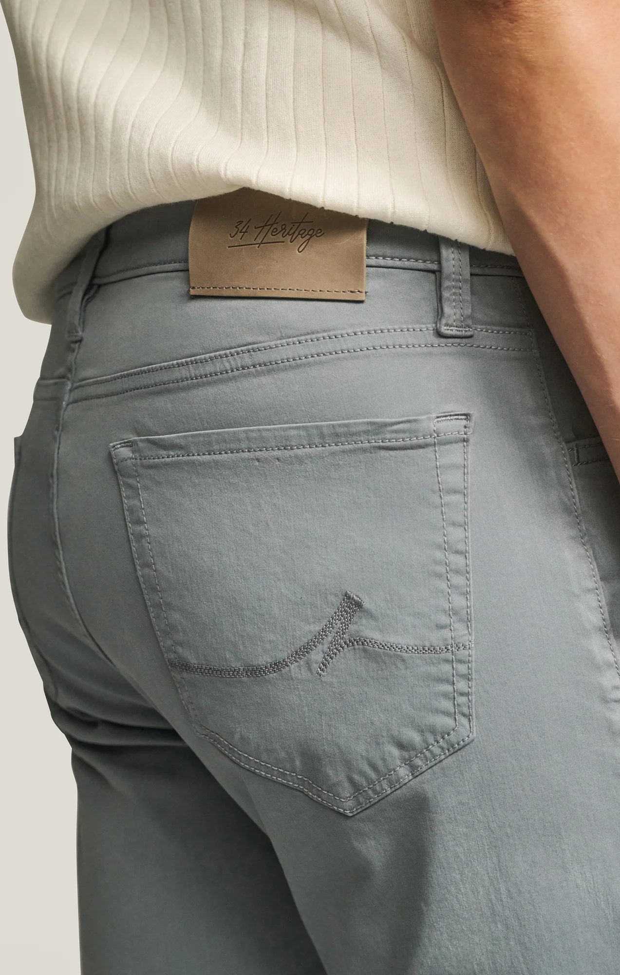 Courage Straight Leg Pants in Alloy Twill - Image 8