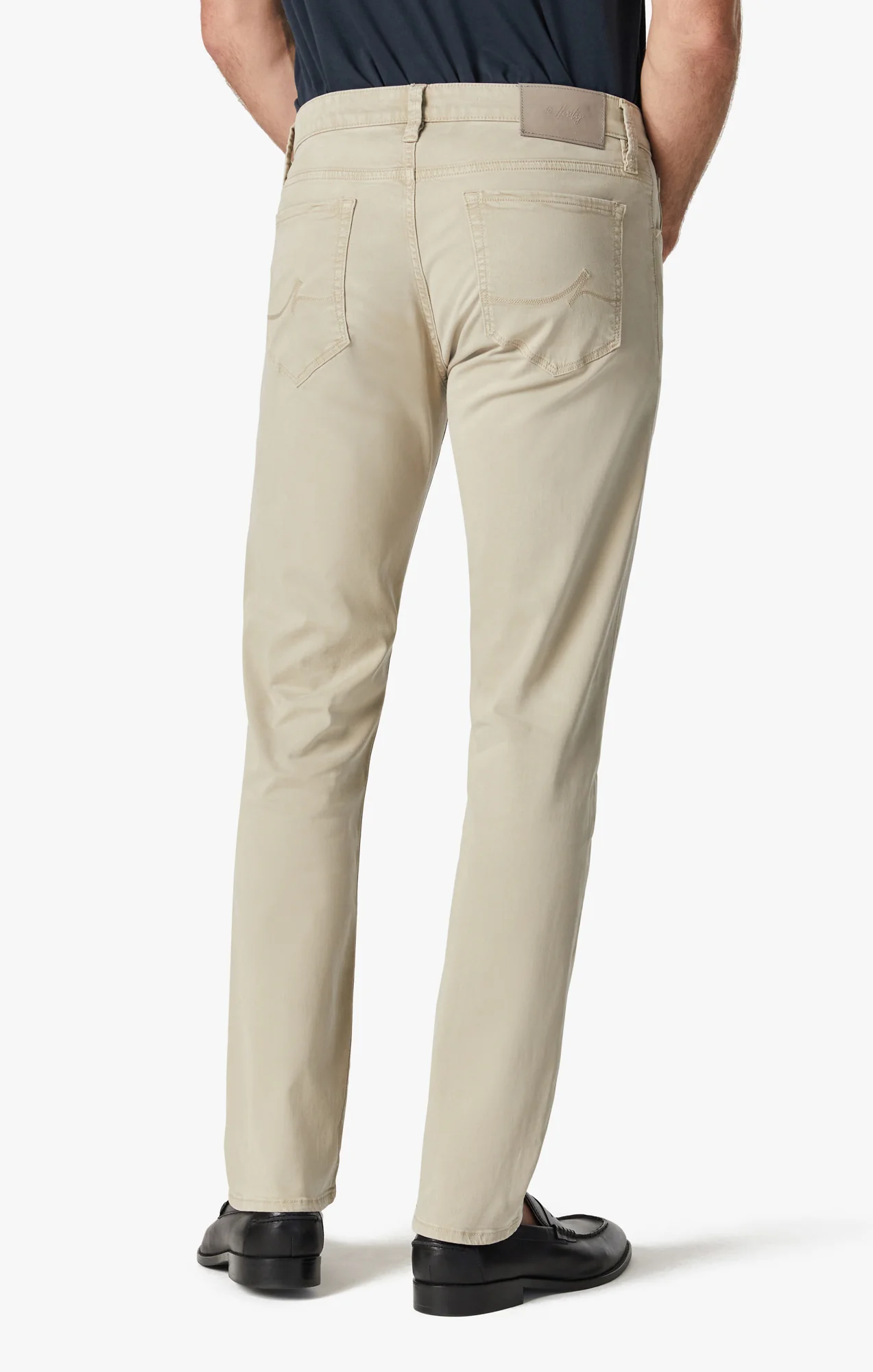 Courage Straight Leg Pants In Aluminum Twill - Image 4