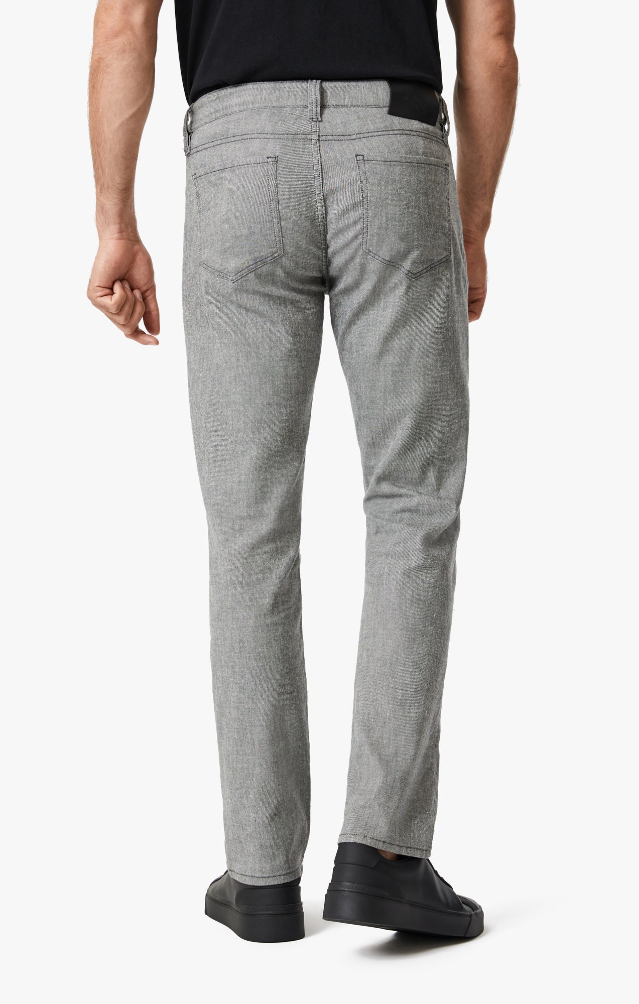 Courage Straight Leg Pants In Anthracite Hemp - Image 4