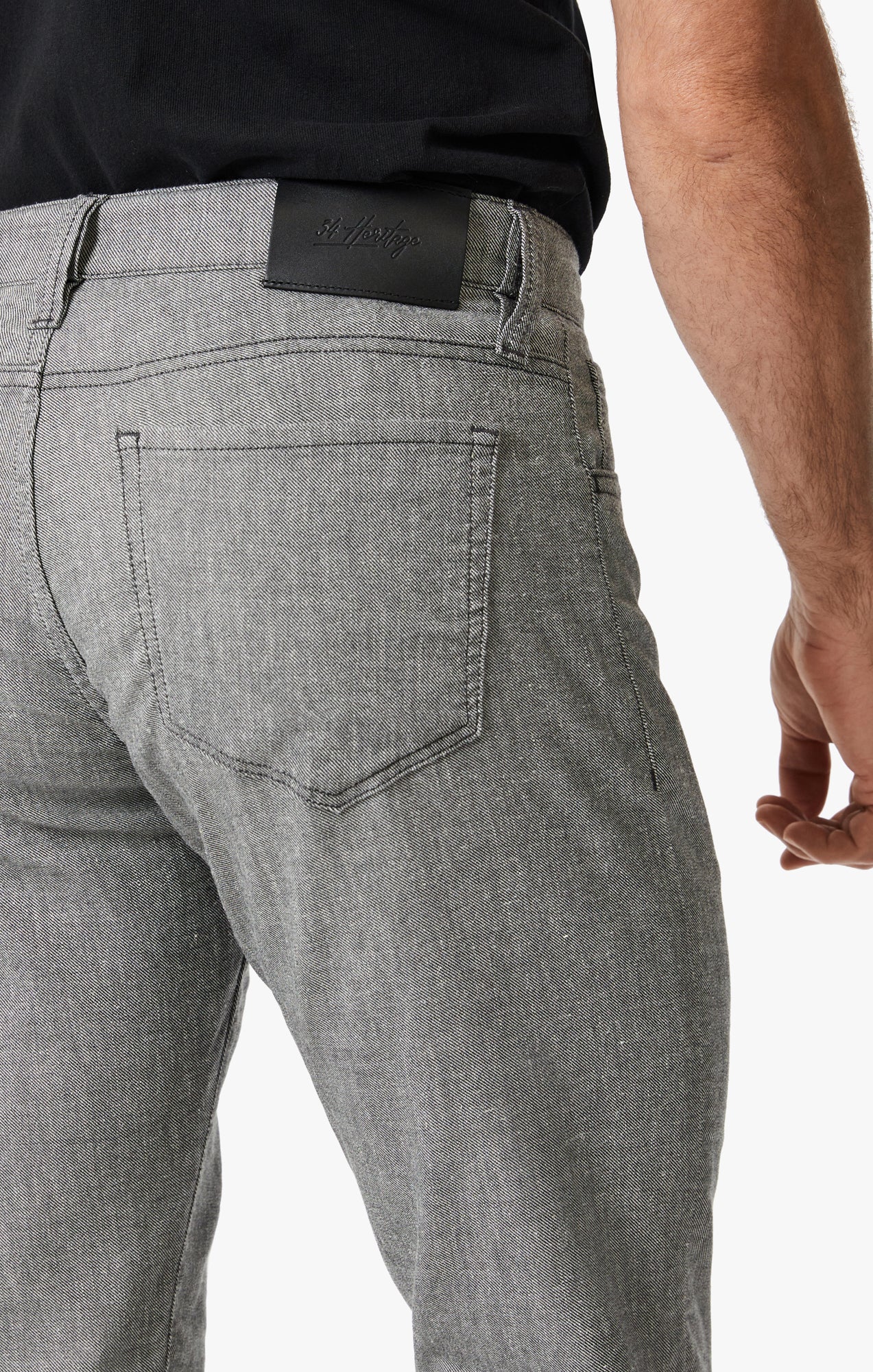 Courage Straight Leg Pants In Anthracite Hemp - Image 5