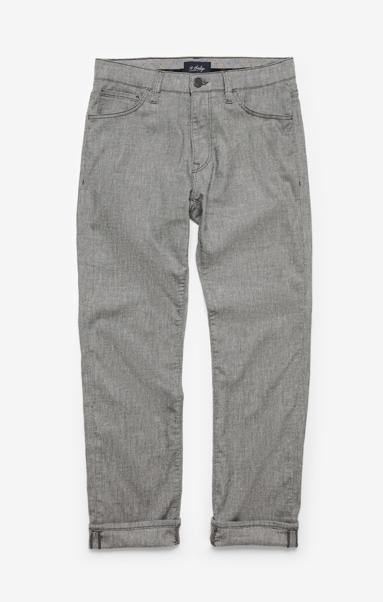 Courage Straight Leg Pants In Anthracite Hemp - Image 9