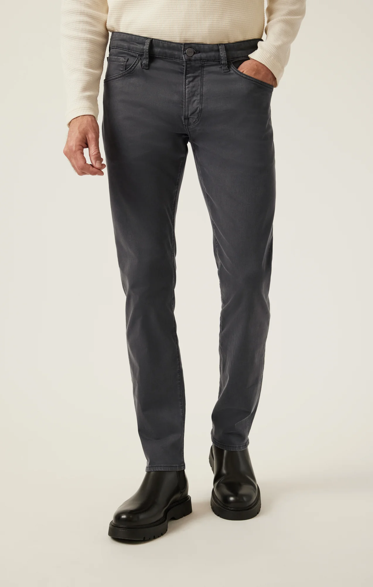 Courage Straight Leg Pants in Ash Twill - Image 2
