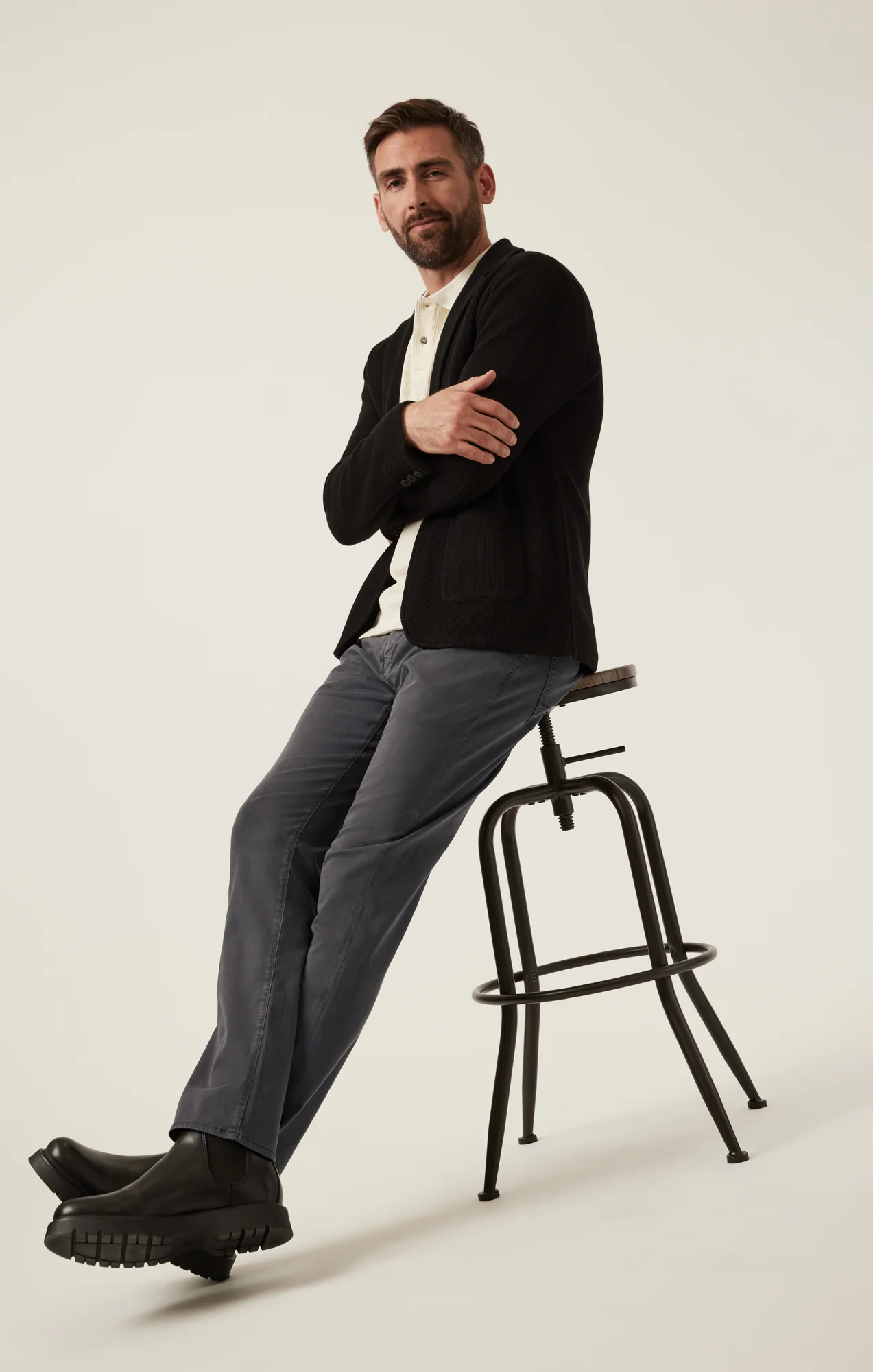 Courage Straight Leg Pants in Ash Twill - Image 6
