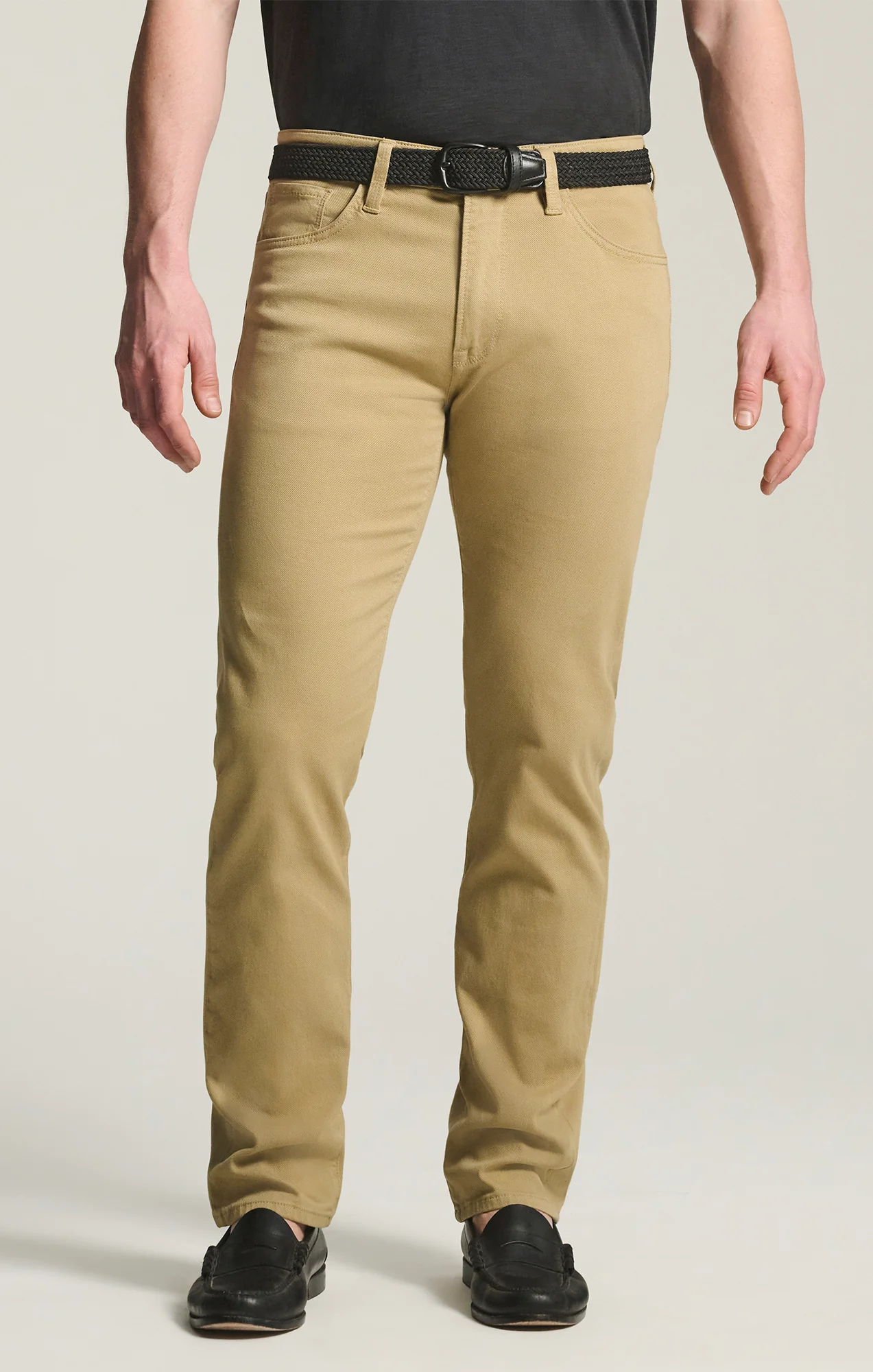 Courage Straight Leg Pants in Beige Honeycomb - Image 2