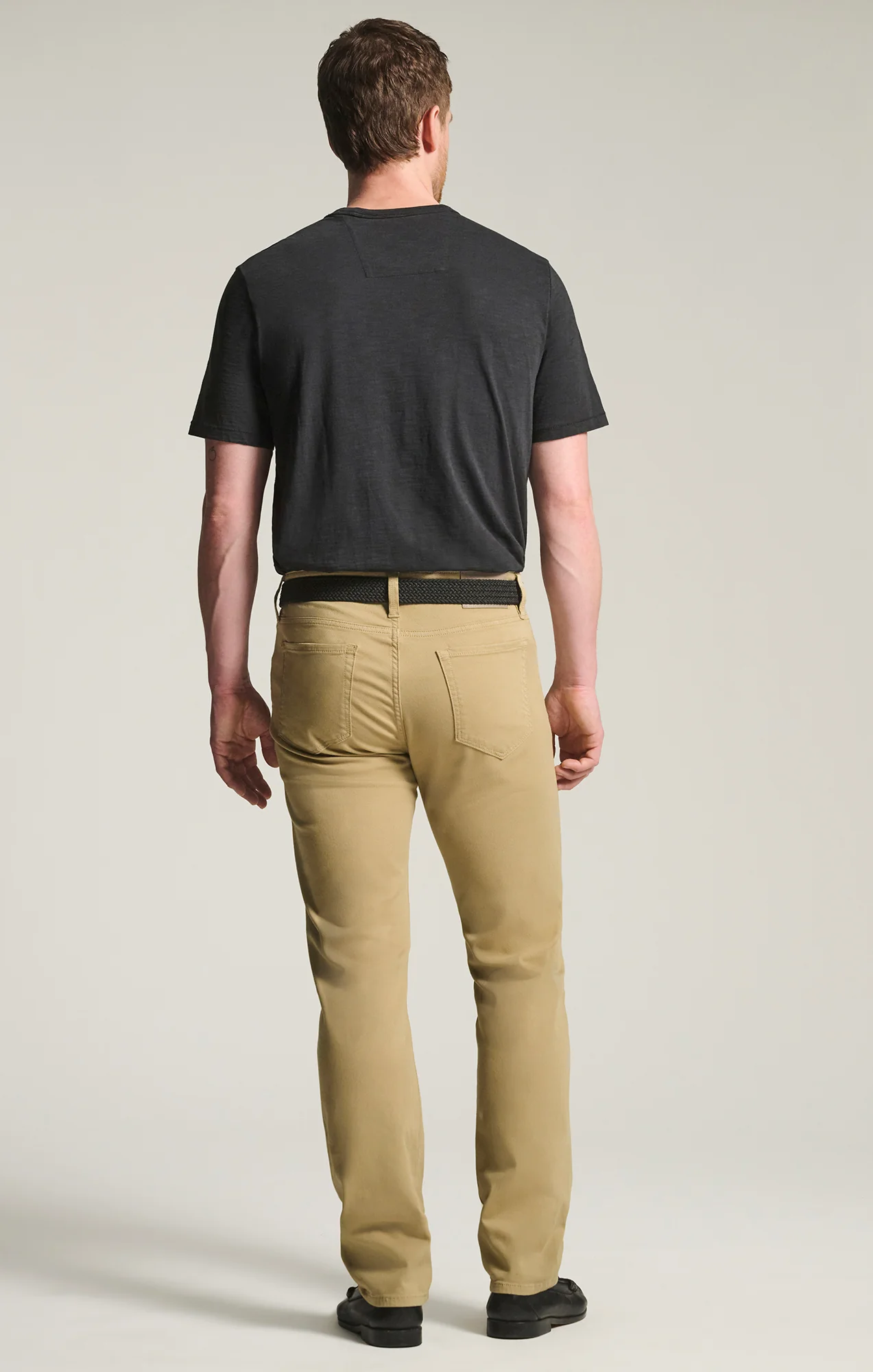 Courage Straight Leg Pants in Beige Honeycomb - Image 3