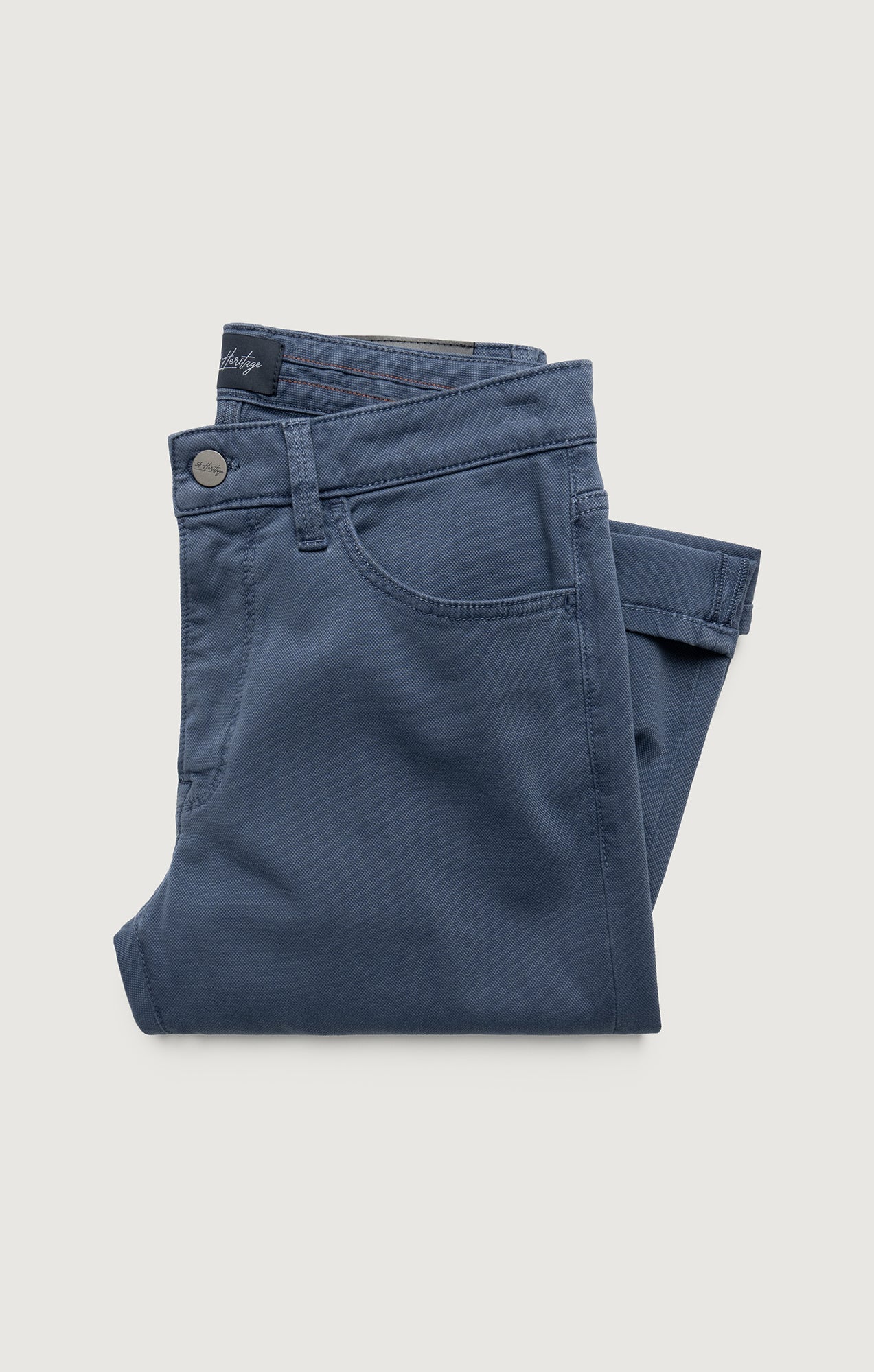 Charisma Relaxed Straight Pants in Blue Honeycomb - Image 7