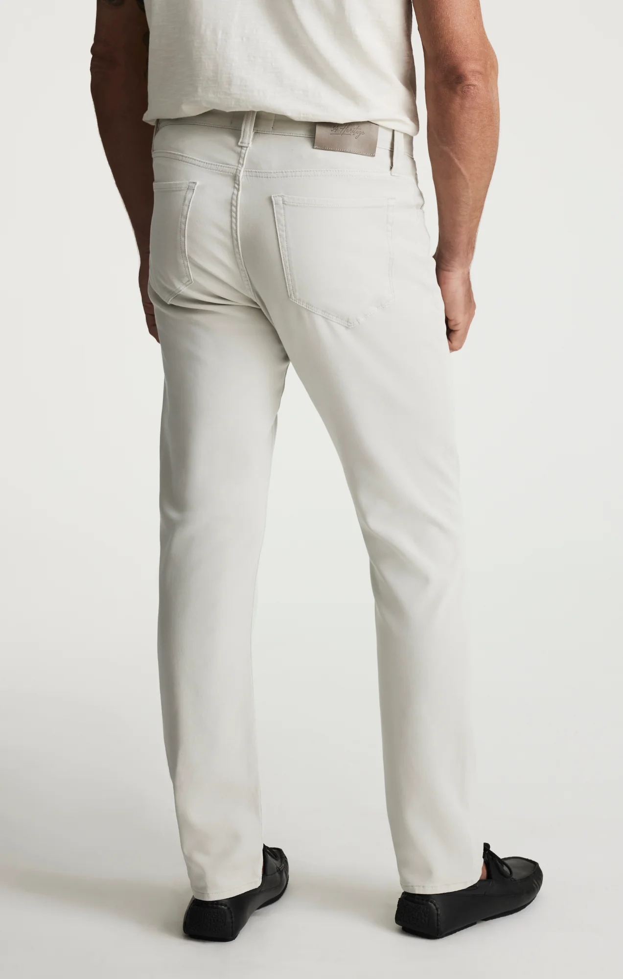 Courage Straight Leg Pants In Bone Cloud Luxe - Image 3