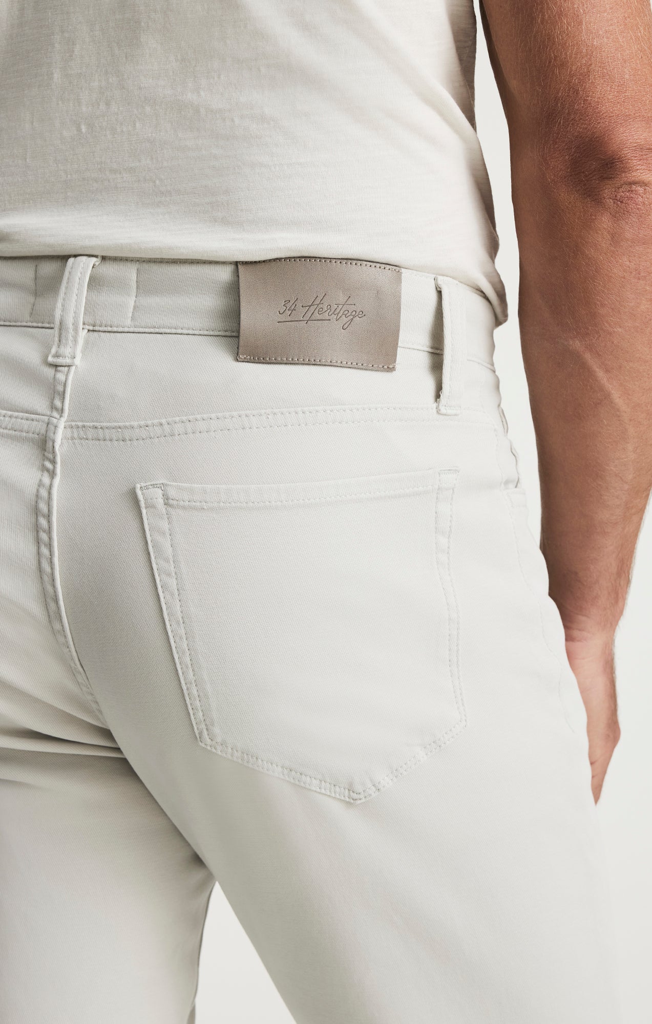 Courage Straight Leg Pants In Bone Cloud Luxe - Image 4
