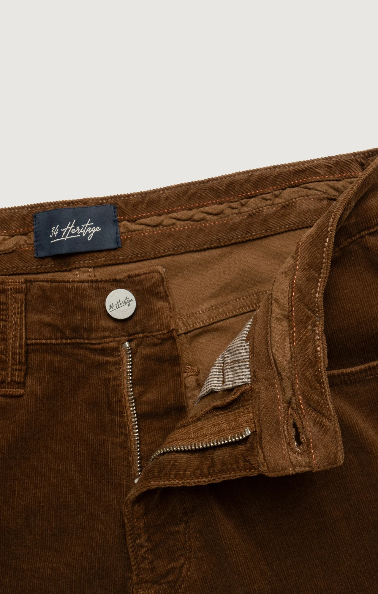 Courage Straight Leg Pants in Bourbon Cord - Image 9