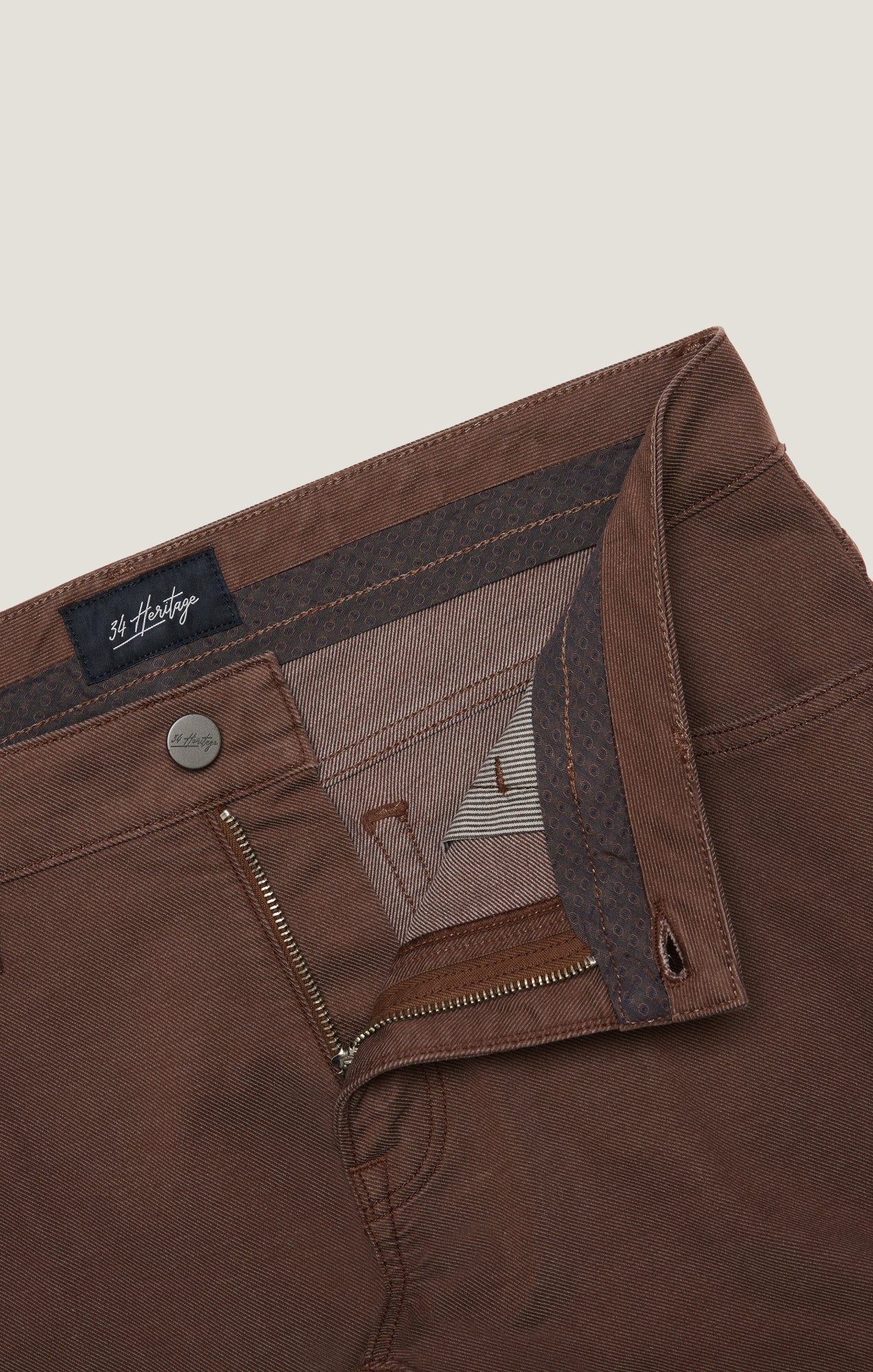 Courage Straight Leg Pants in Brown Coolmax - Image 10