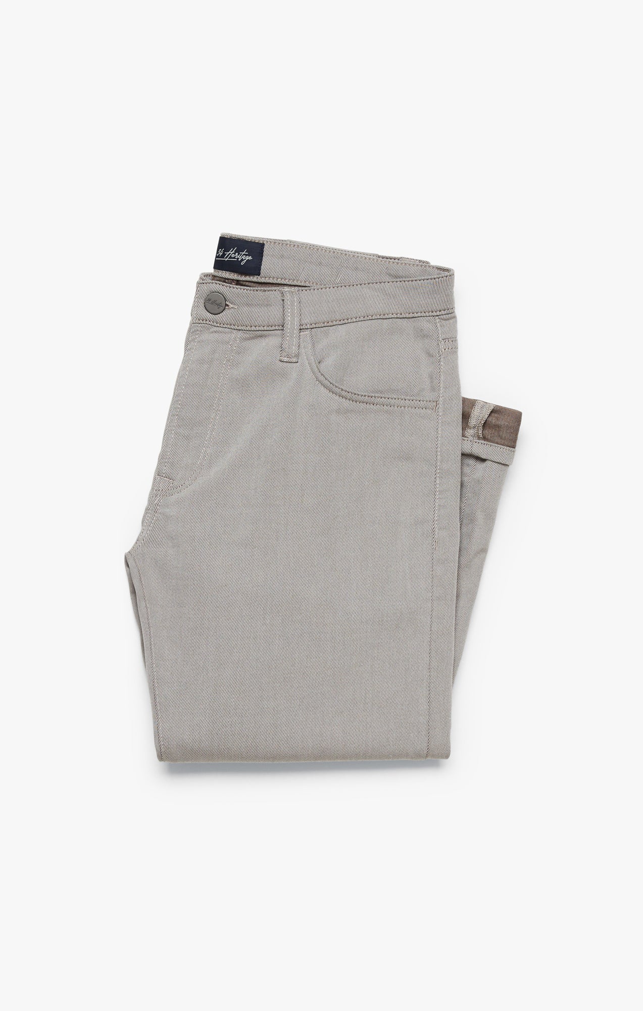 Courage Straight Leg Pants In Brown Refined Twill - Image 8