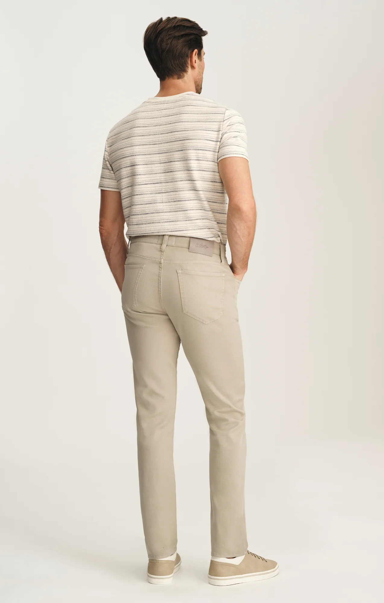 Courage Straight Leg Pants In Cashmere Cloud Luxe - Image 3