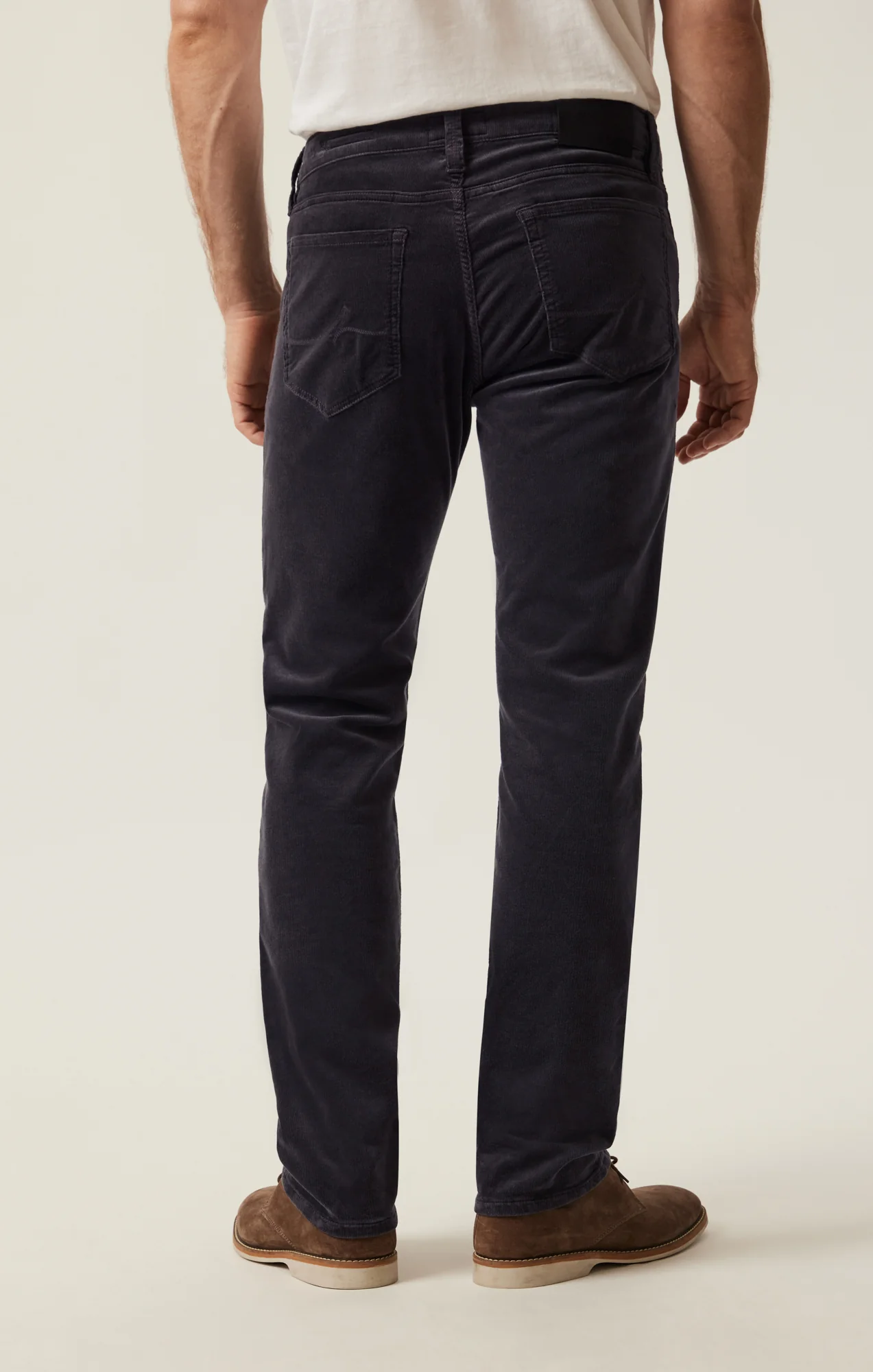 Courage Straight Leg Pants in Charcoal Cord - Image 4