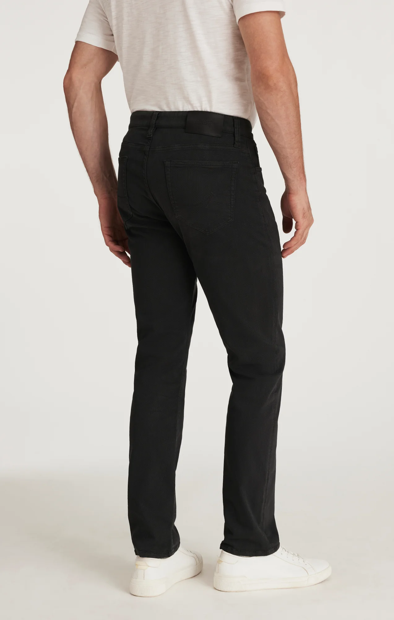 Courage Straight Leg Pants in Charcoal Diagonal - Image 3