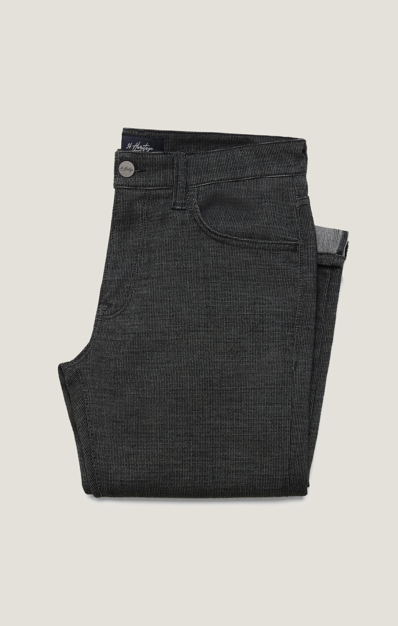 Courage Straight Leg Pants in Charcoal Fancy - Image 8